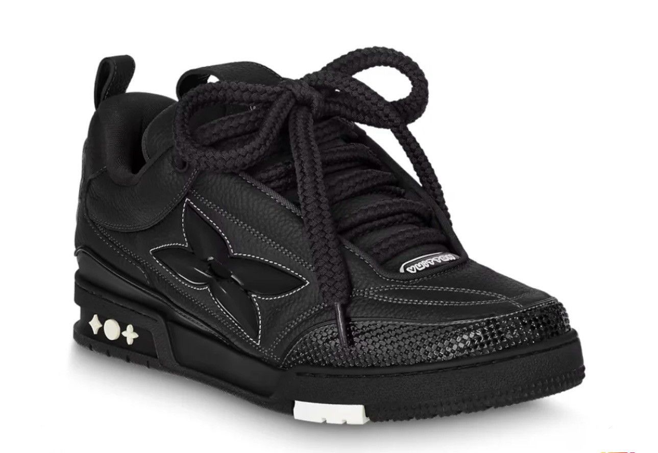 Louis Vuitton Louis Vuitton LV Trainer noir strass Size US 9 / EU 42 - 7 Thumbnail