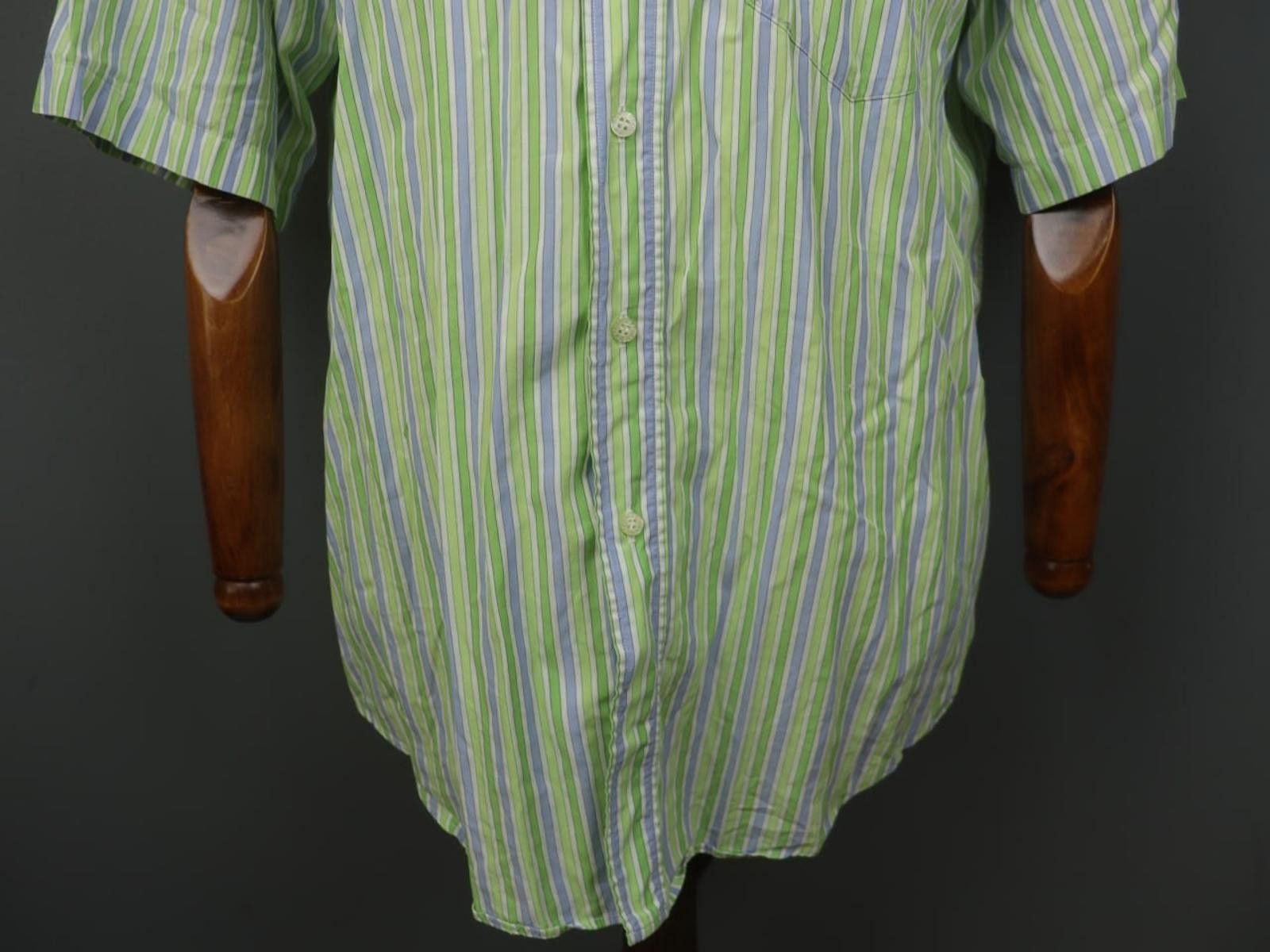 Lacoste Lacoste Multi Striped Collared Chest Pocket Shirt Size 46 Size US M / EU 48-50 / 2 - 12 Thumbnail