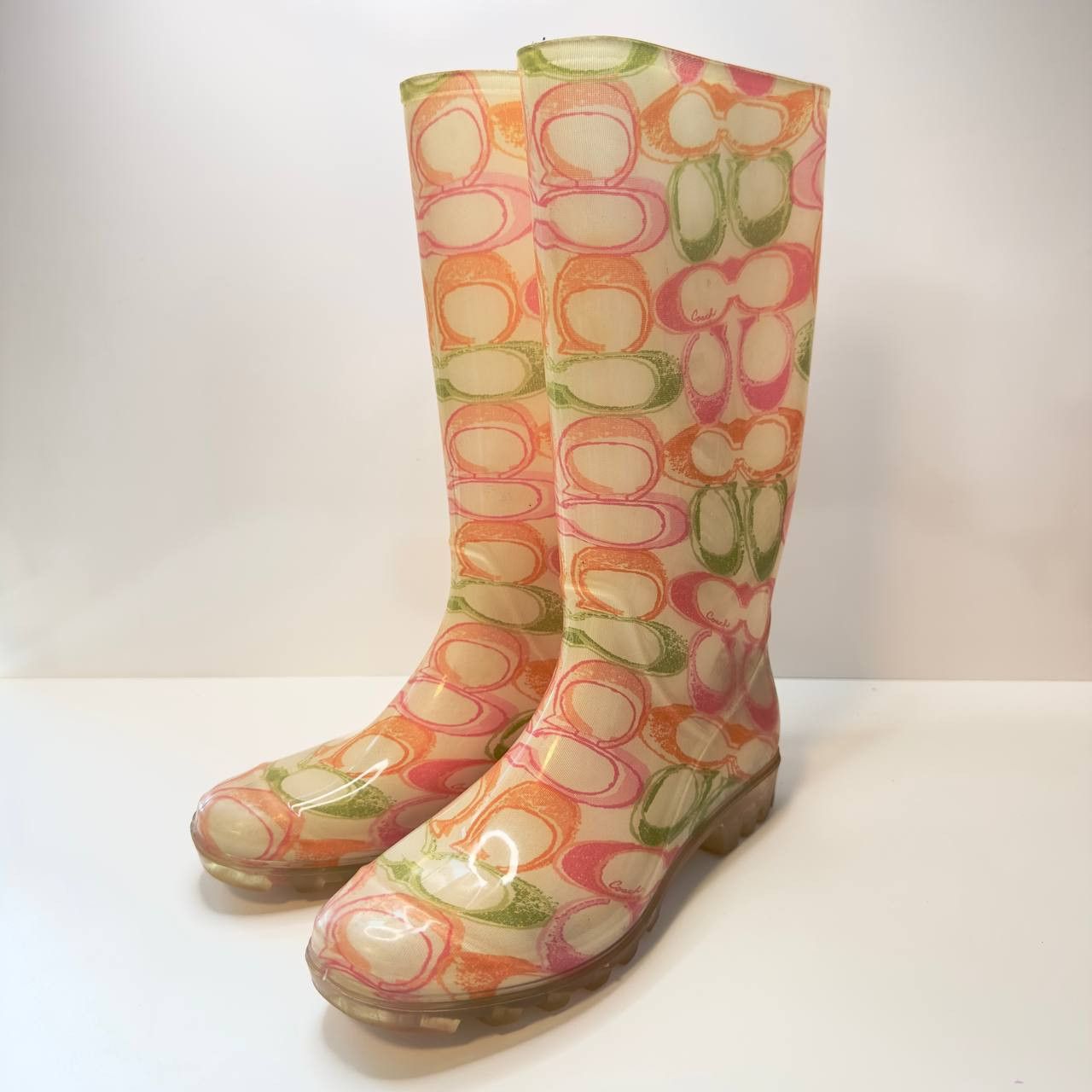 Coach Coach Poppy Pixy Dream Signature Print Rain Boots –Size US 9 Size US 9 / IT 39 - 4 Thumbnail