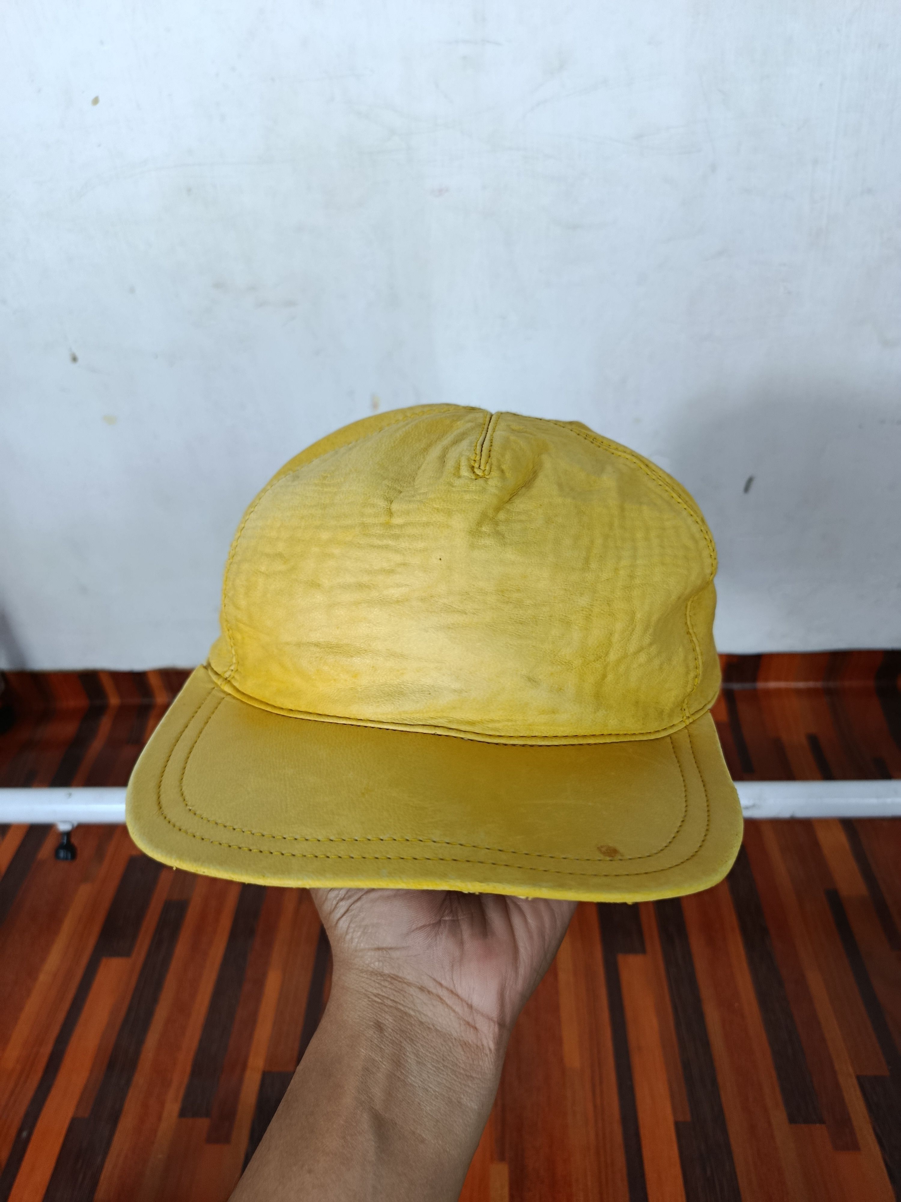 Versace Vintage 90s Gianni Versace Leather Embroidery Hats Size ONE SIZE - 3 Thumbnail