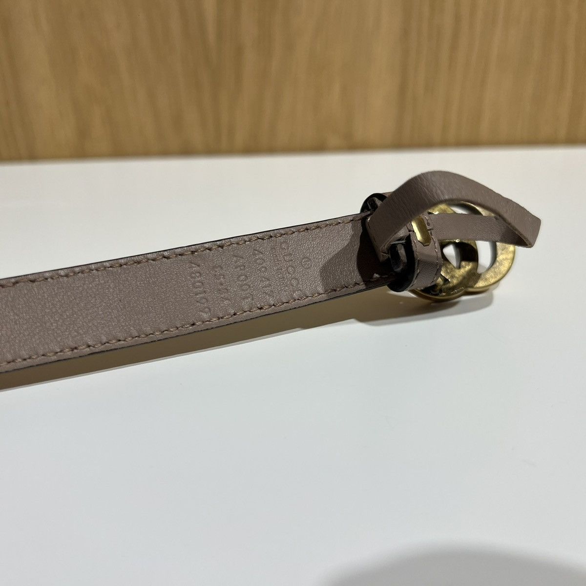 Gucci 🔹Gucci GG Marmont Metal Buckle Leather Belt 409417 AP00T Size ONE SIZE - 2 Thumbnail