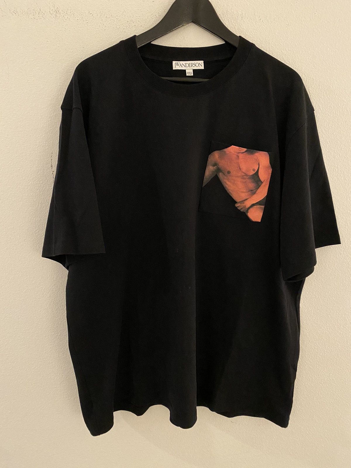 JW Anderson JW Anderson Black Chest Pocket T-Shirt XL Size US XL / EU 56 / 4 - 1 Thumbnail