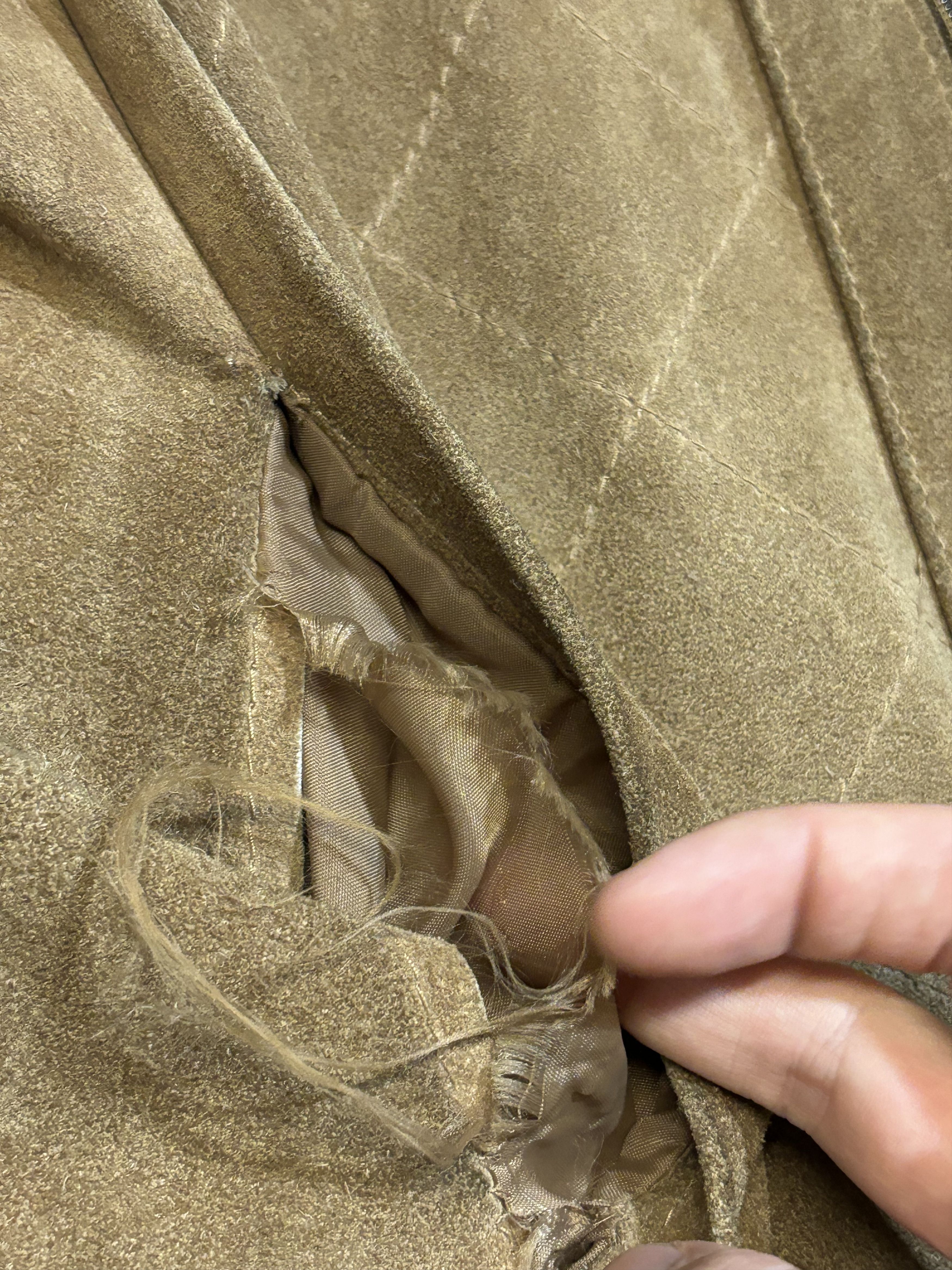 Other Gino Paoli 70s Suede Jacket Size US XL / EU 56 / 4 - 4 Thumbnail