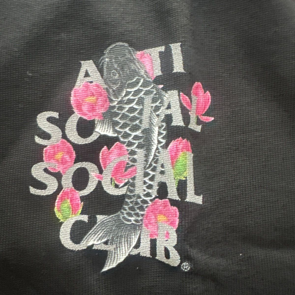 Anti Social Social Club Anti Social Social Club Koi Garden 3M Tee Black Men’s Medium Size US M / EU 48-50 / 2 - 2 Thumbnail