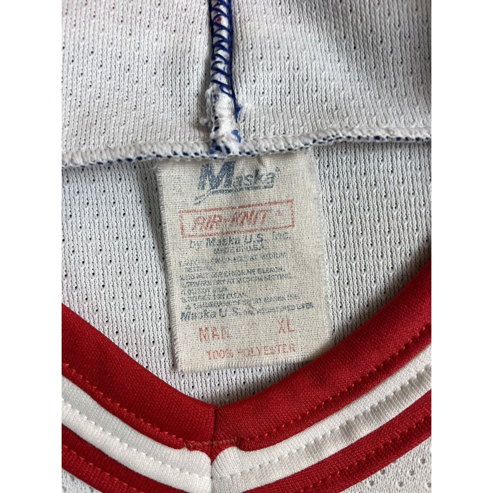 NHL Vintage 90s New York Rangers Blank XL NHL Hockey Jersey USA Size US XL / EU 56 / 4 - 2 Thumbnail