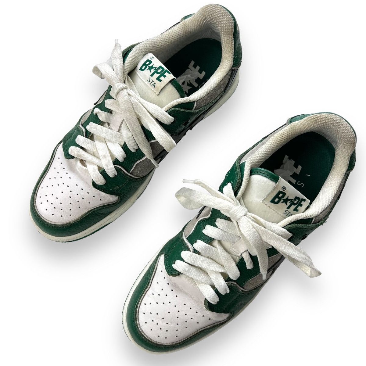 Bape Bape SK8-STA Pine Green Trainers Size US 9.5 / EU 42-43 - 3 Thumbnail