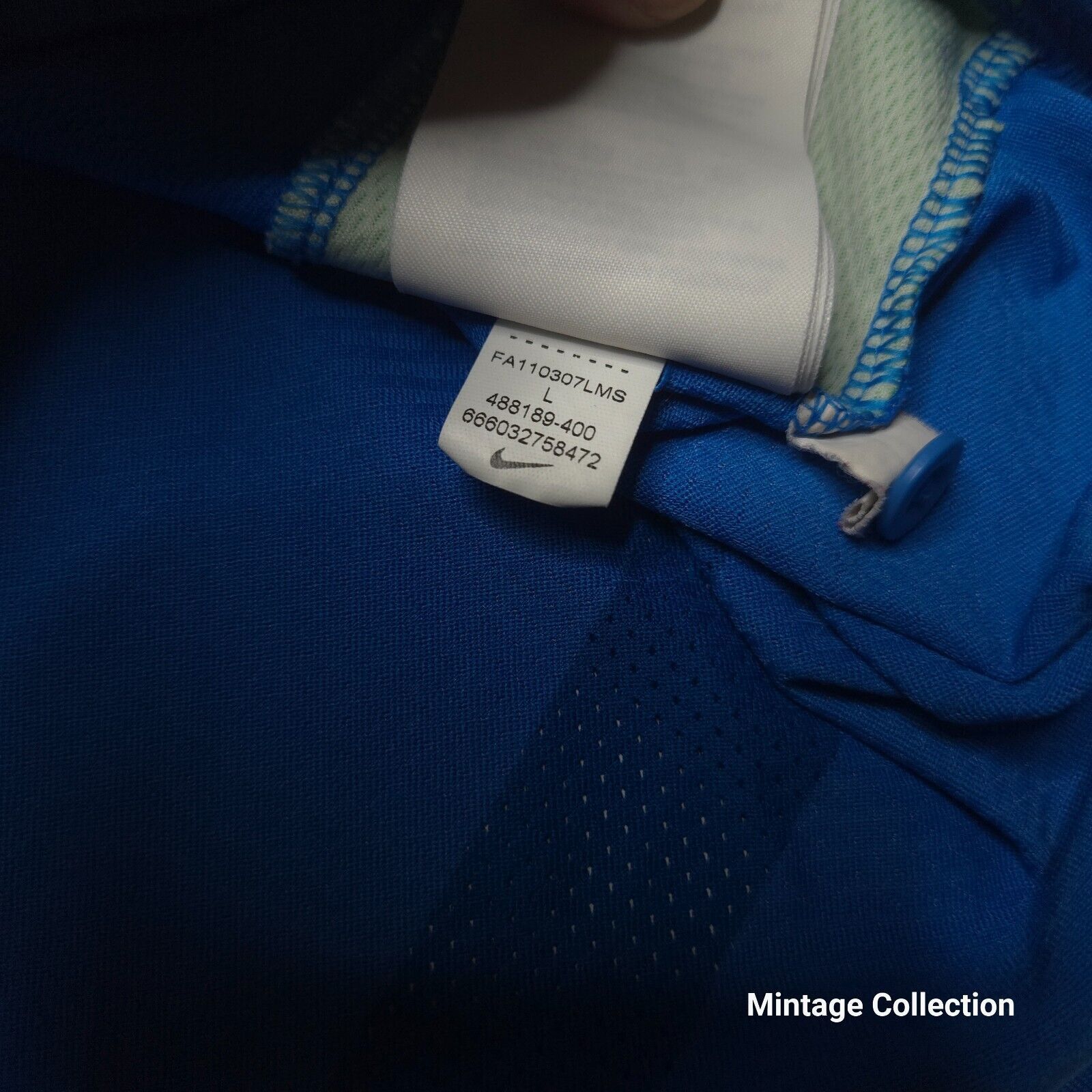 Nike NIKE SAHARA INDIA NATIONAL TEAM CRICKET BLUE POLO JERSEY L Size US L / EU 52-54 / 3 - 10 Thumbnail
