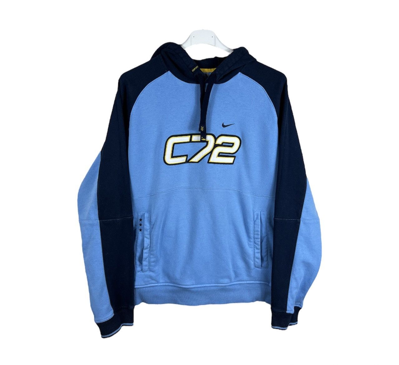 Corteiz × Nike Vintage Nike Cortez C72 y2k baby blue hoodie Size US L / EU 52-54 / 3 - 1 Thumbnail