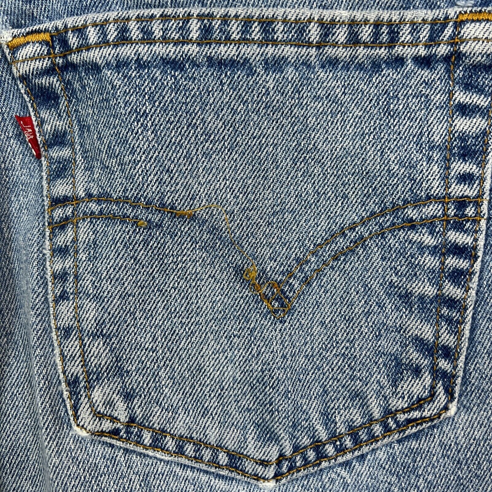 Levi's × Vintage VTG Levi's 512 Jeans 34x30 Slim Straight Leg Denim 90s Pants Size US 34 / EU 50 - 8 Thumbnail