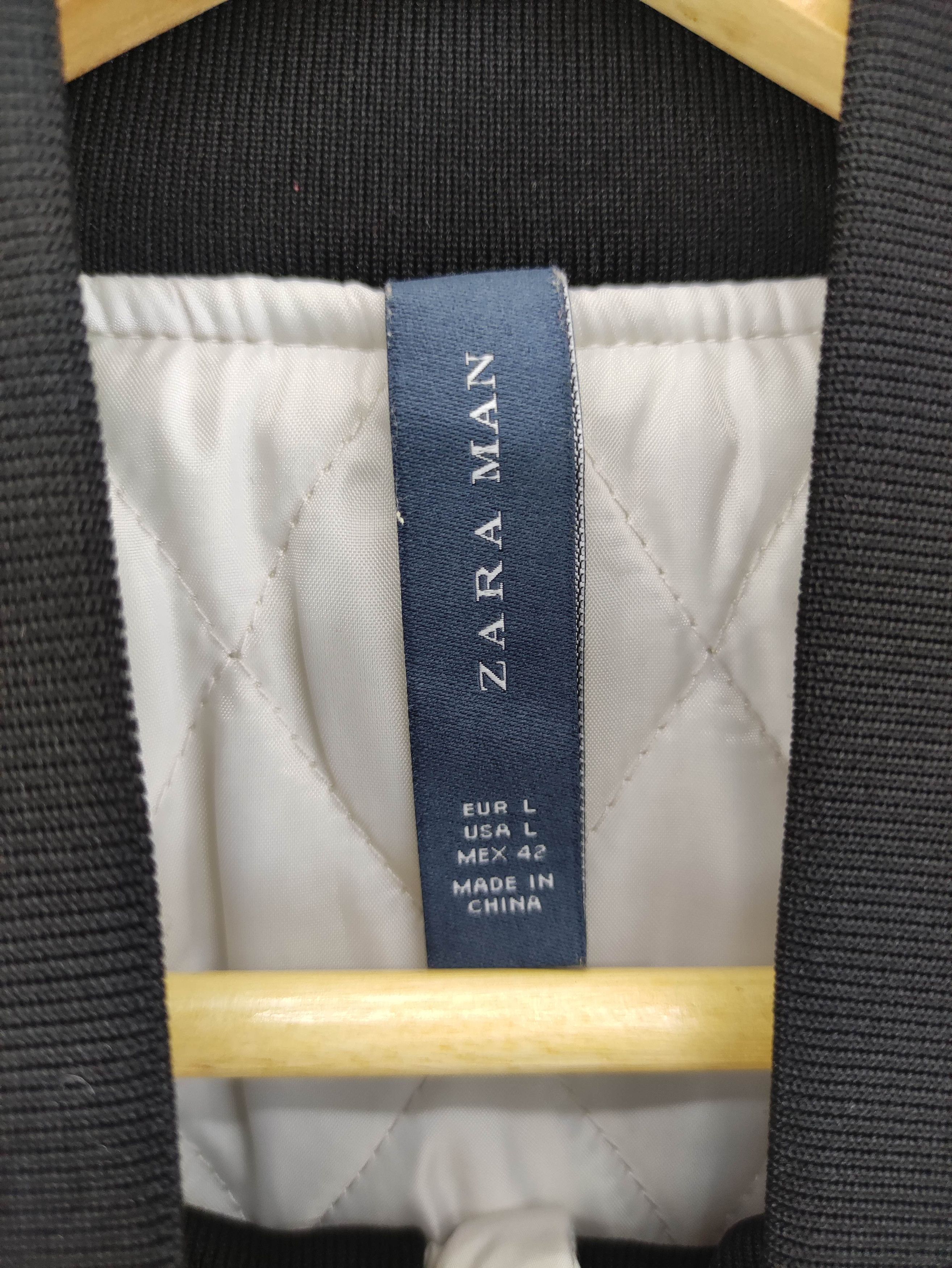 Zara Zara Man Bomber Jacket Lined Quilted Zipper Size US M / EU 48-50 / 2 - 3 Thumbnail