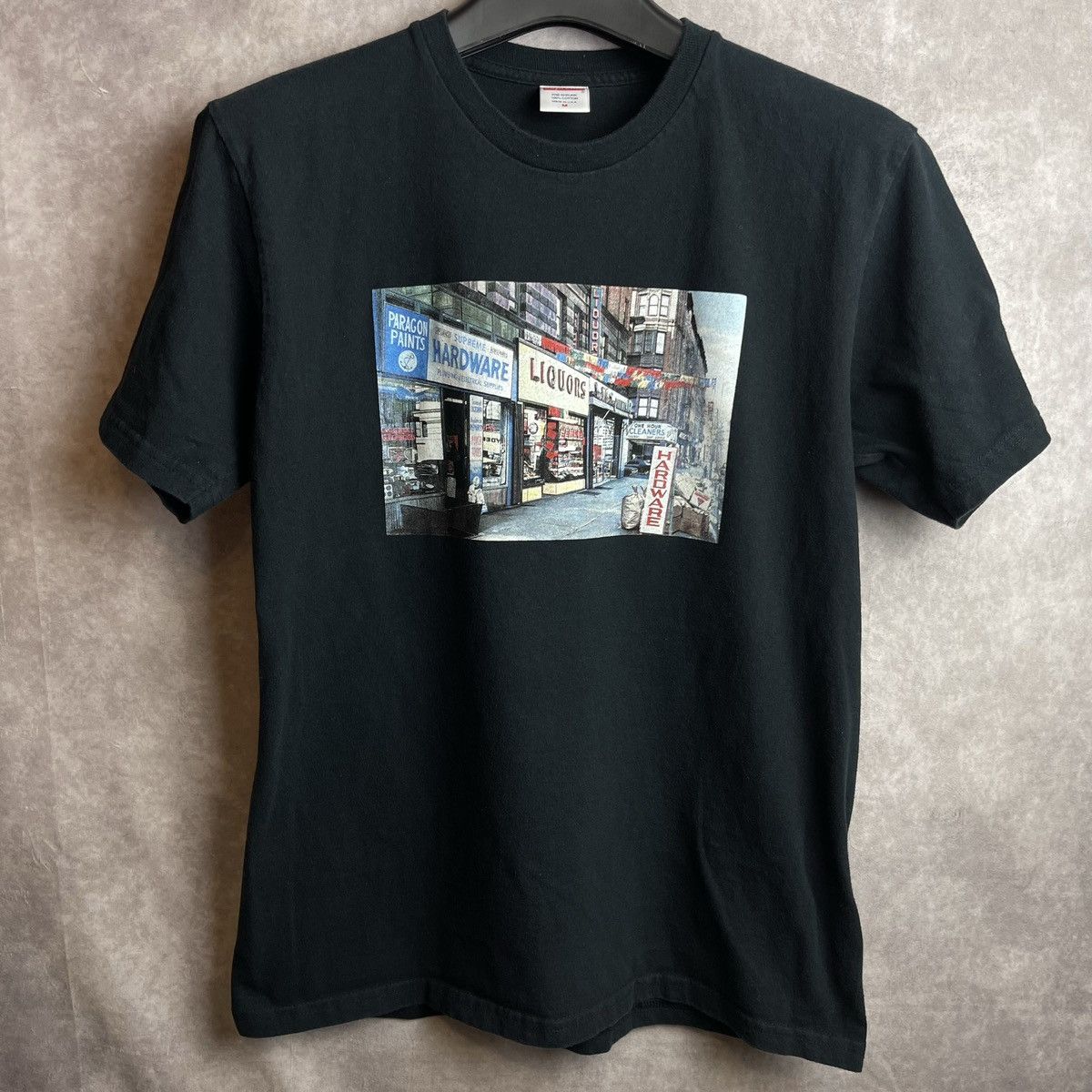Supreme Hardware Black Graphic Tee SS18 Medium Skateboarding