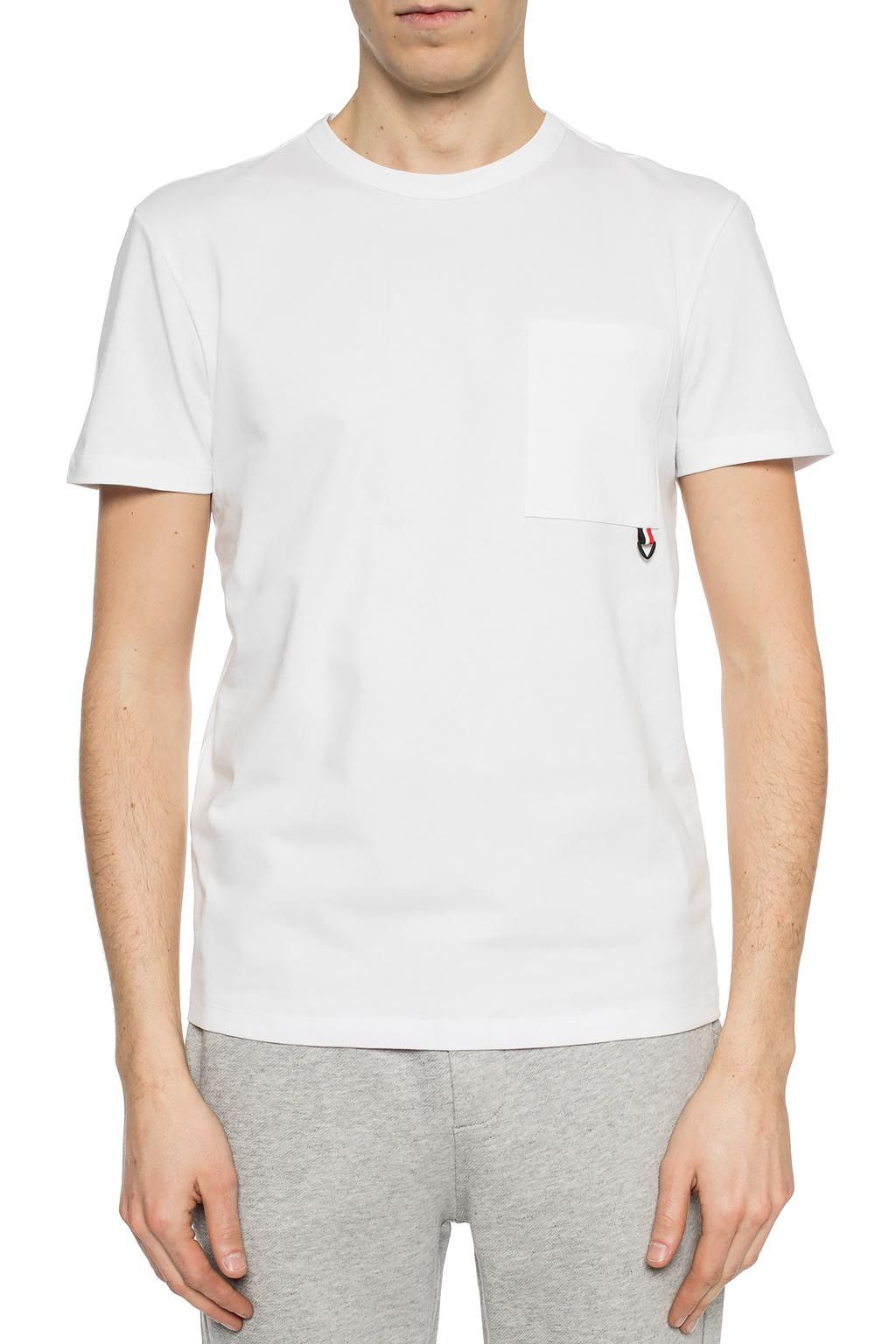 Moncler 🇮🇹 Moncler Chest Pocket T-Shirt Rare Retro Hype Y2K Size US S / EU 44-46 / 1 - 1 Thumbnail