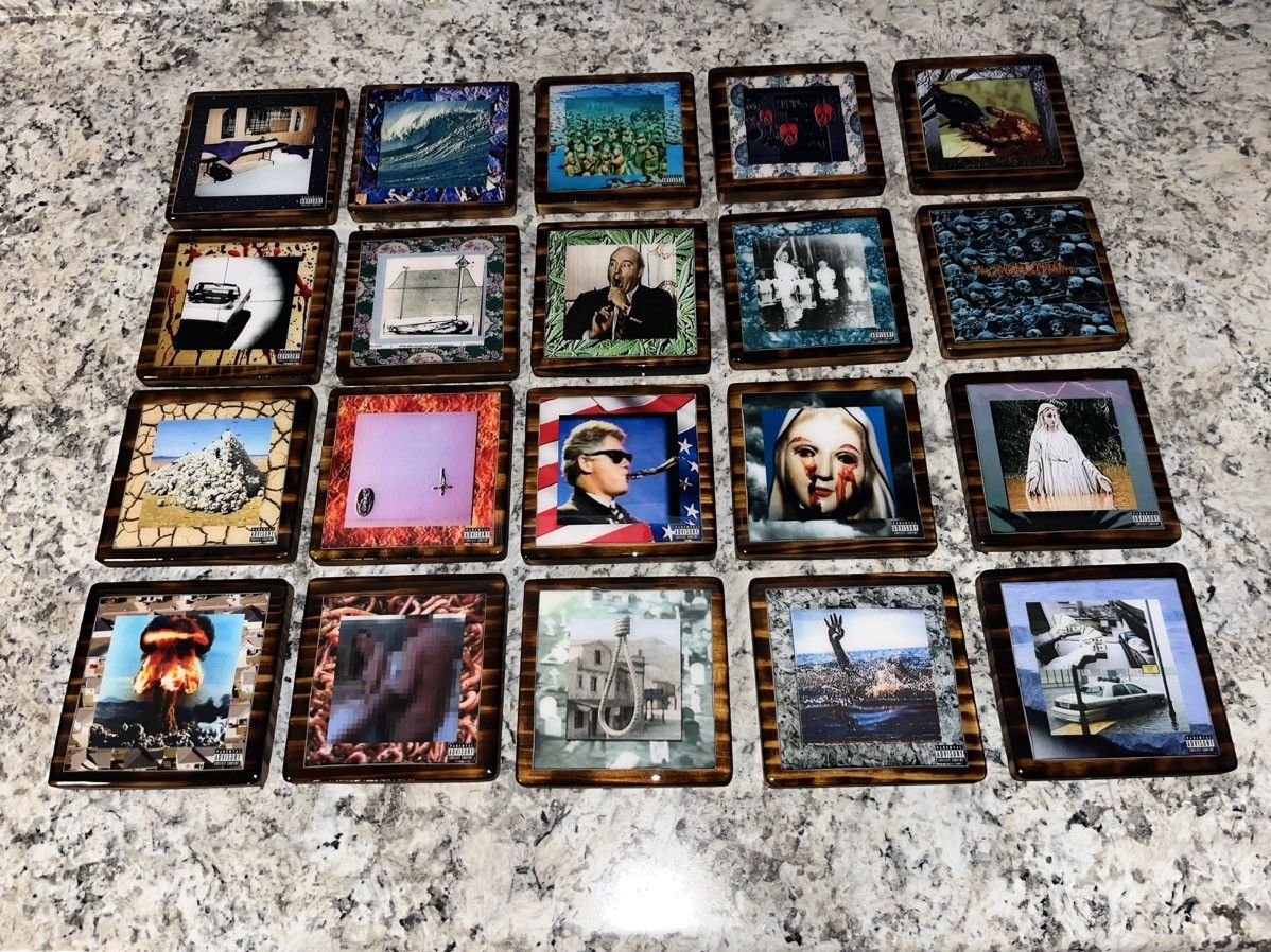 Other Suicideboys drink coasters (4pc set) Size ONE SIZE - 6 Thumbnail