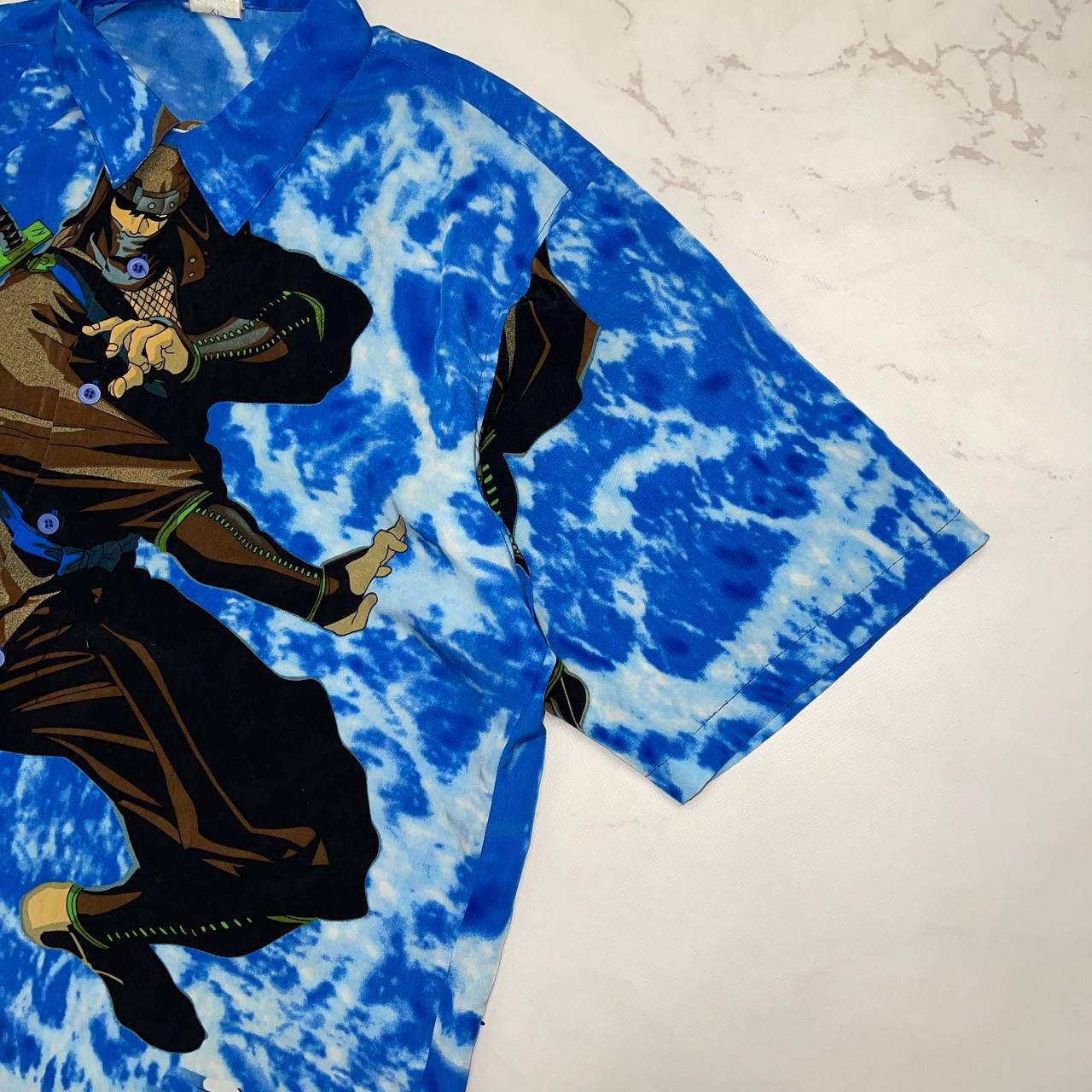 Vintage Vintage Anime Ninja Warrior Oversized Shirt - Akira, Ghost Size US XL / EU 56 / 4 - 10 Thumbnail