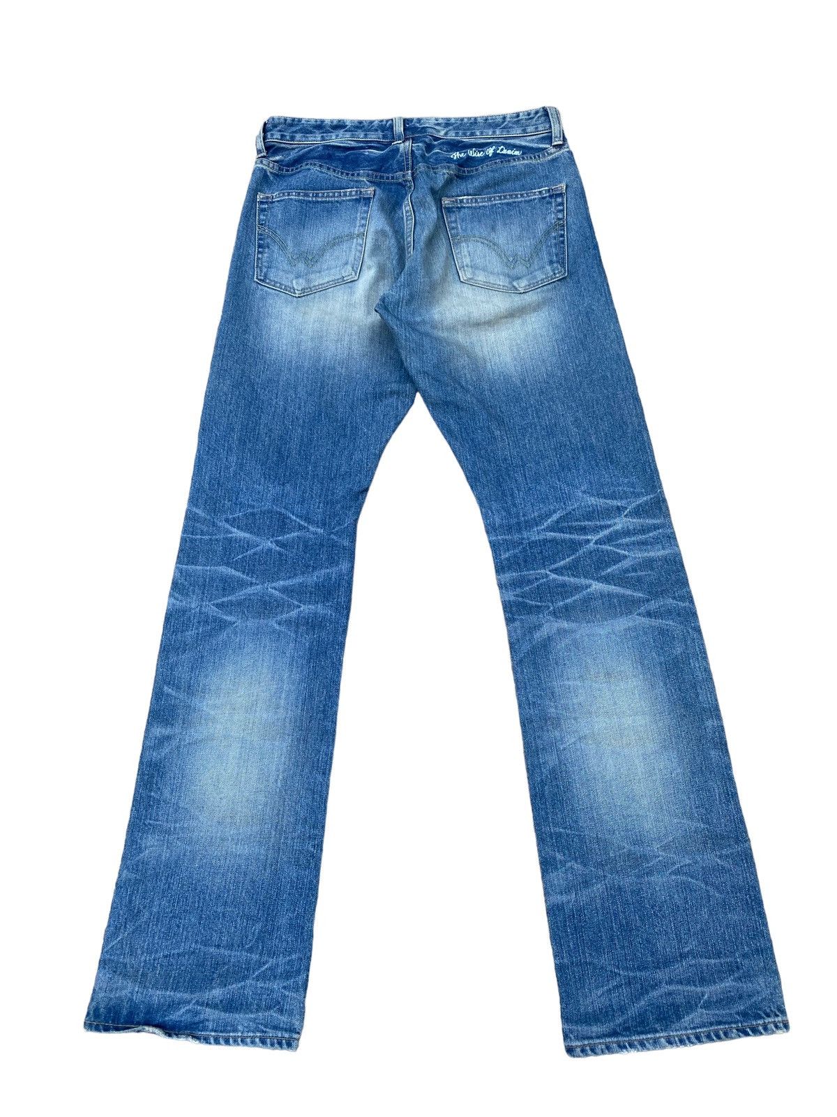 If Six Was Nine Vintage The Wise Of Denim Flare Denim Pant Size US 29 - 2 Thumbnail