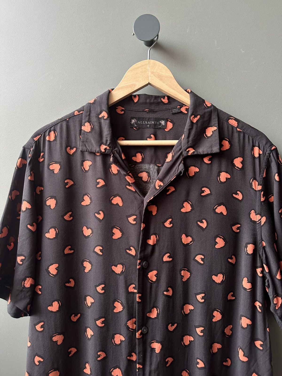 Allsaints Allsaints Romanza SS Viscose Shirt Size M Size US M / EU 48-50 / 2 - 2 Thumbnail