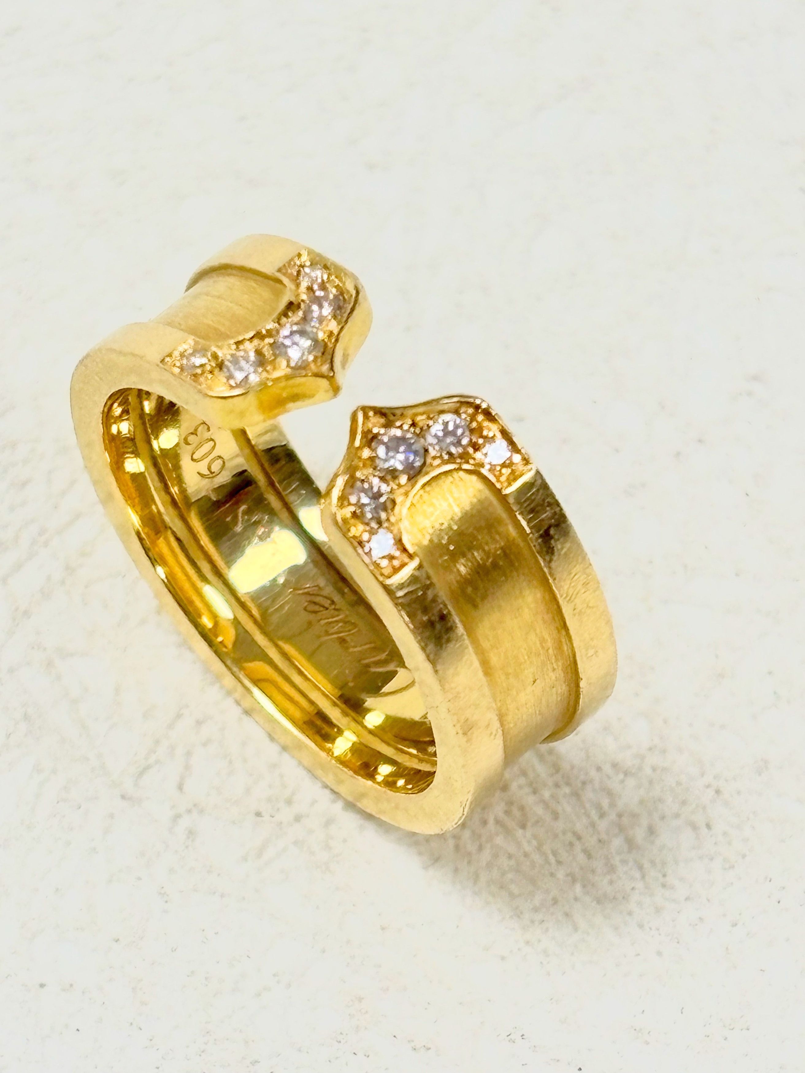 Cartier Bague C Or et Diamants Size ONE SIZE - 1 Thumbnail