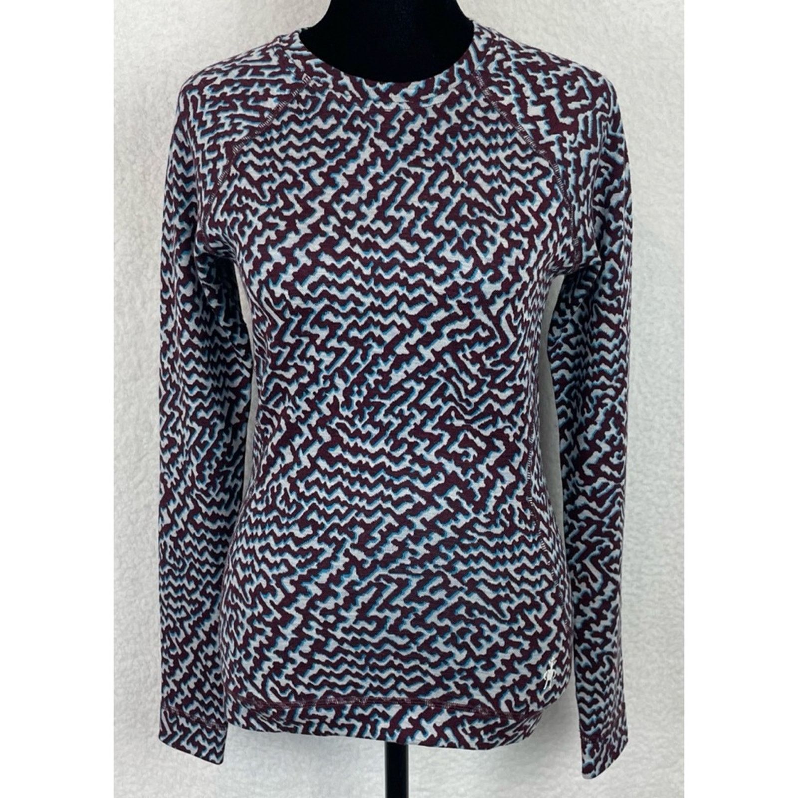 Smartwool SMARTWOOL • Thermal Merino 250 Long Sleeve Crew Base Layer Size XS / US 0-2 / IT 36-38 - 3 Thumbnail