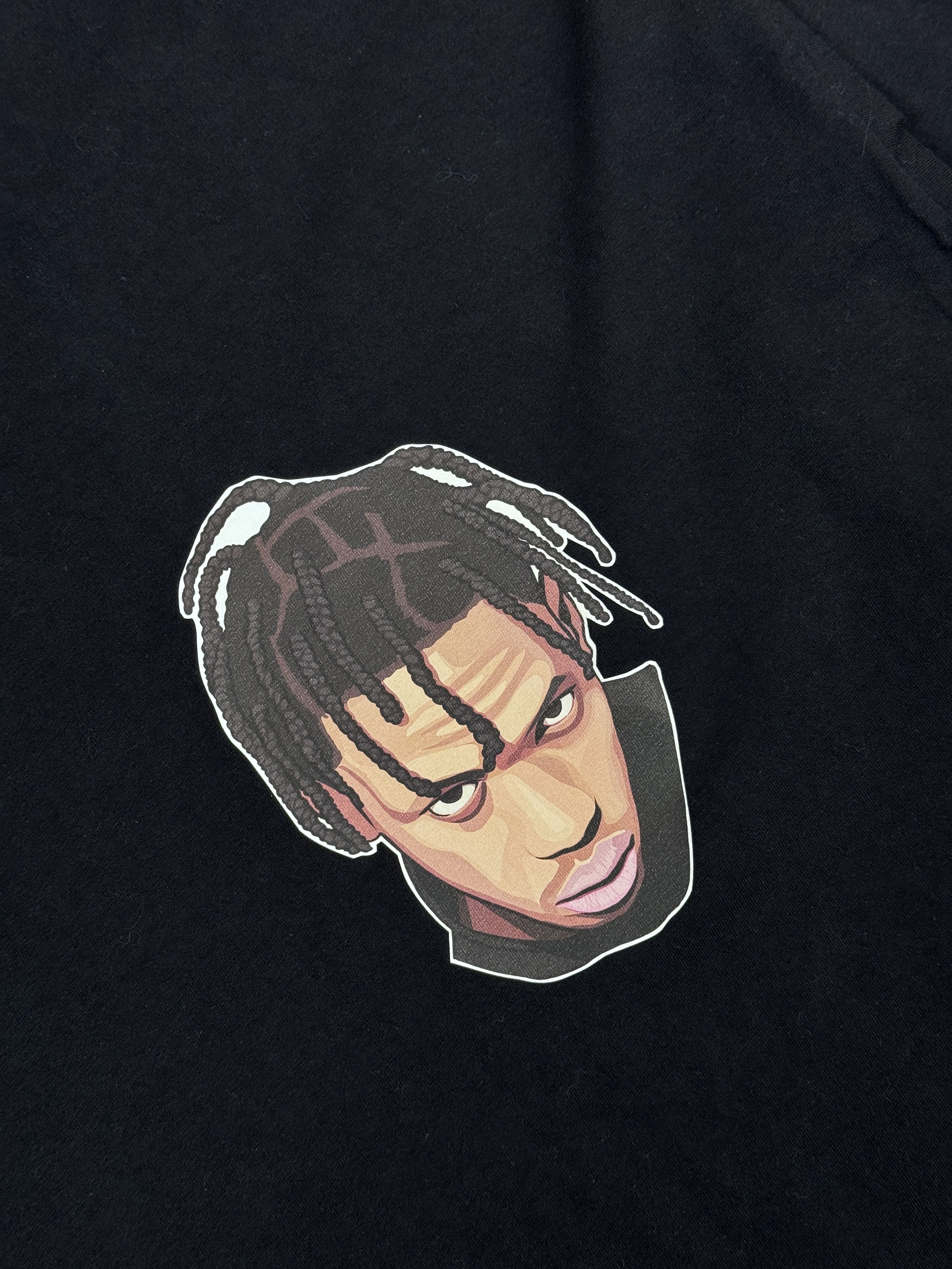 Band Tees × Fruit Of The Loom Travis Scott LA FLAME Tour T-Shirt LS by Fruit Of The Loom Size US XL / EU 56 / 4 - 10 Thumbnail
