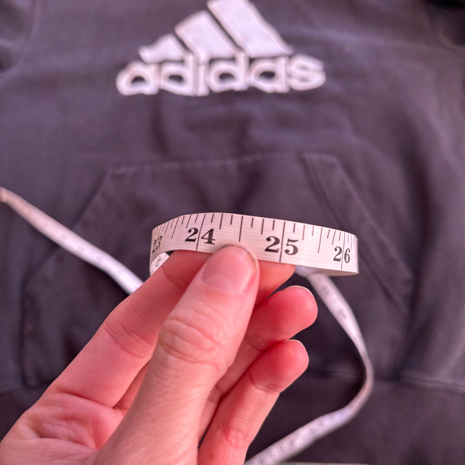 Adidas Vintage faded black baggy adidas hoodie size large Size US L / EU 52-54 / 3 - 8 Thumbnail