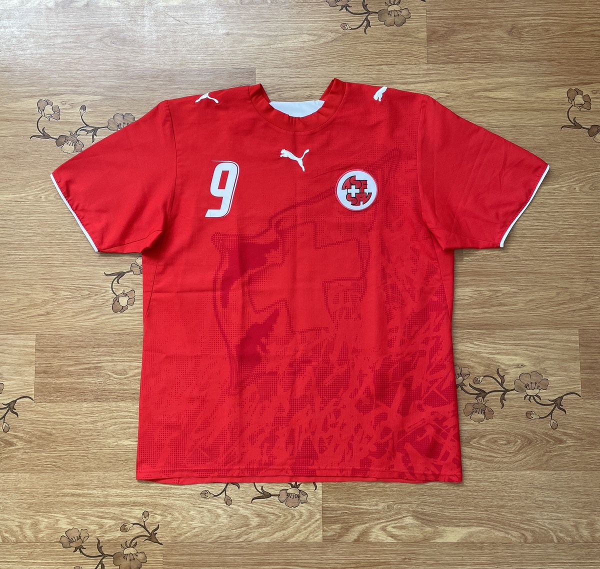 Puma World Cup 2006 Switzerland Puma #9 Frei Home Football shirt | Grailed