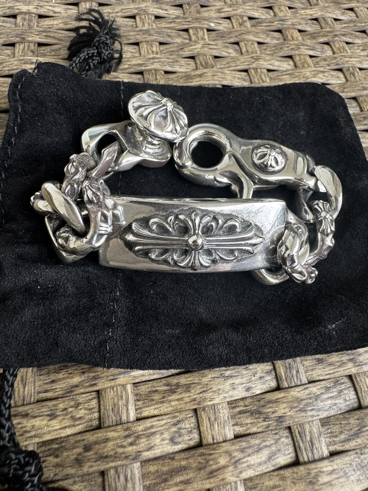 Chrome Hearts Chrome Hearts Floral ID Bracelet Size ONE SIZE - 16 Thumbnail