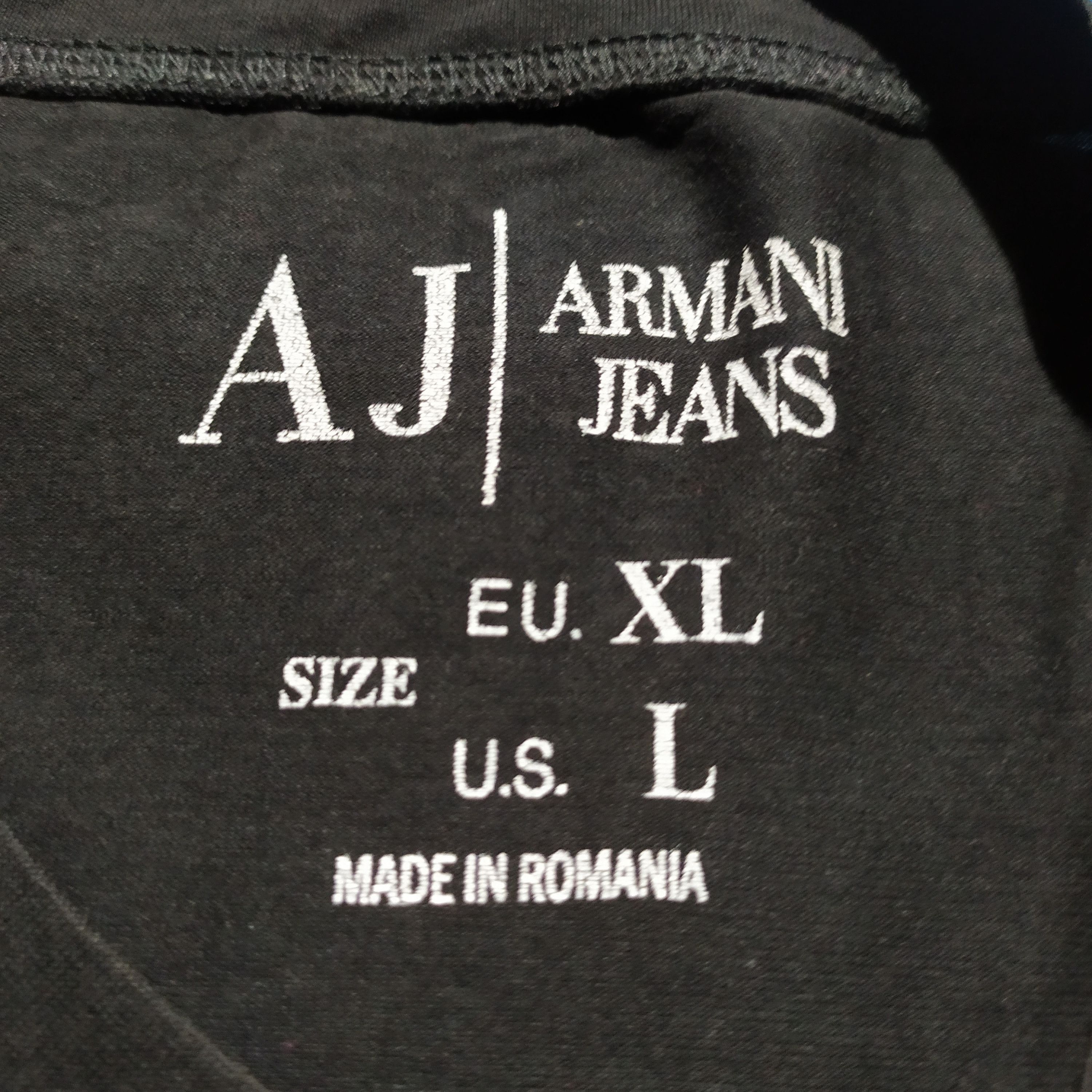 Armani × Designer Armani Jeans Centre Logo Long Sleeve Size US L / EU 52-54 / 3 - 4 Thumbnail