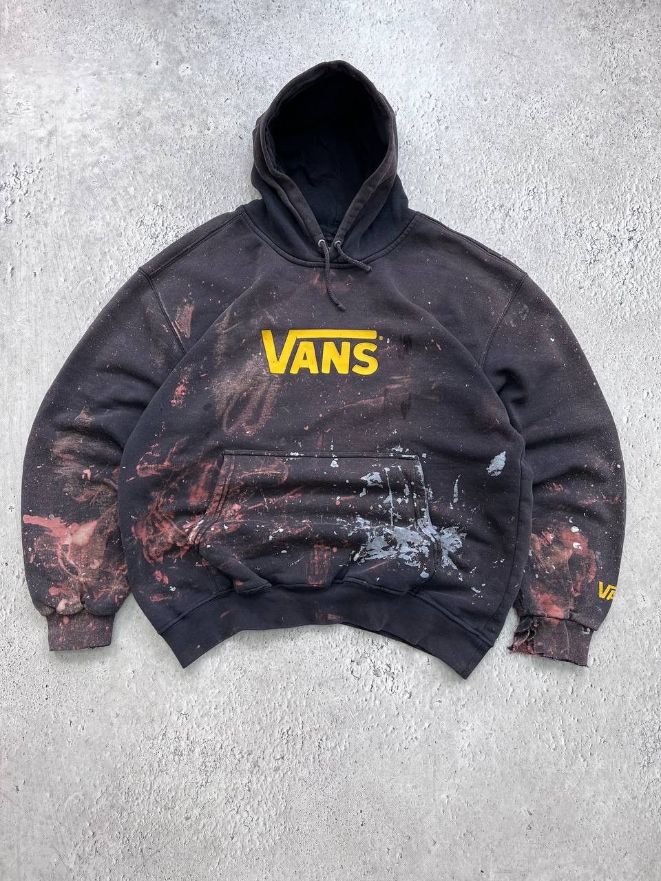 If Six Was Nine × Japanese Brand × Le Grande Bleu (L.G.B.) Vintage aphex twin faded VANS hoodie black Size US M / EU 48-50 / 2 - 1 Thumbnail