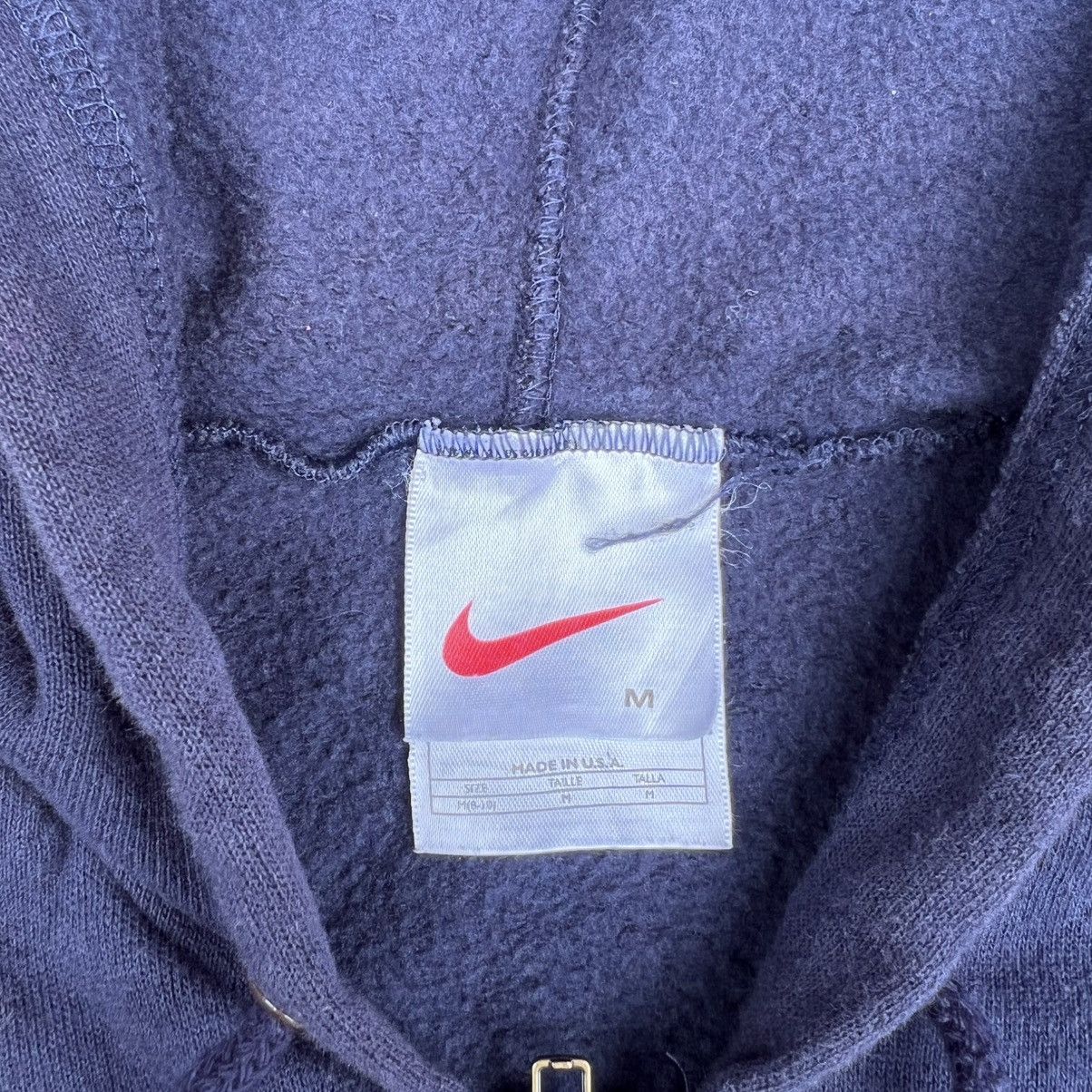 Nike × Vintage 90’S Nike Swoosh Embroidered Full Zip Hoodie Size US M / EU 48-50 / 2 - 4 Thumbnail