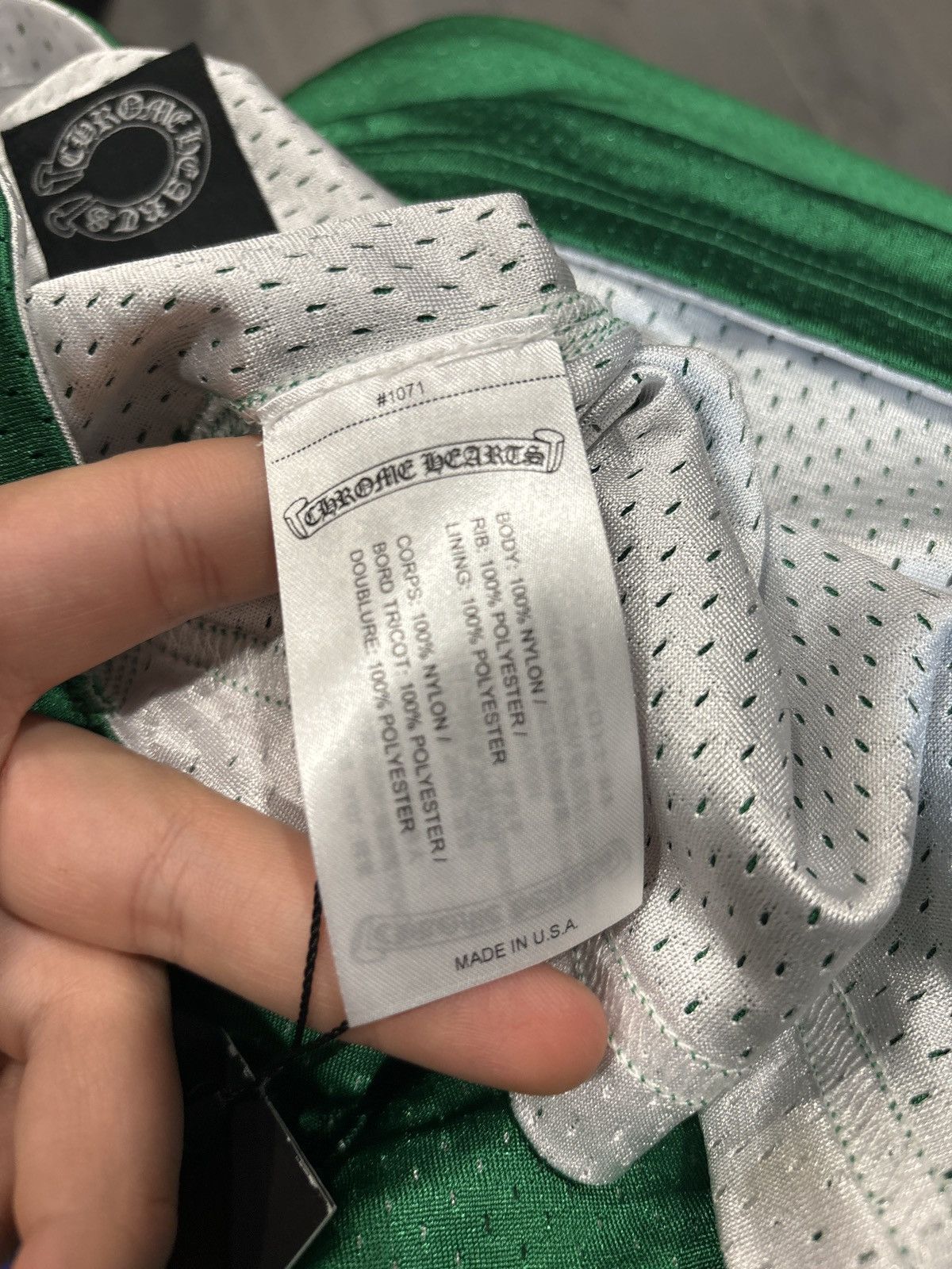 Chrome Hearts Chrome Hearts Green Reversible Jersey Size US XXL / EU 58 / 5 - 6 Thumbnail