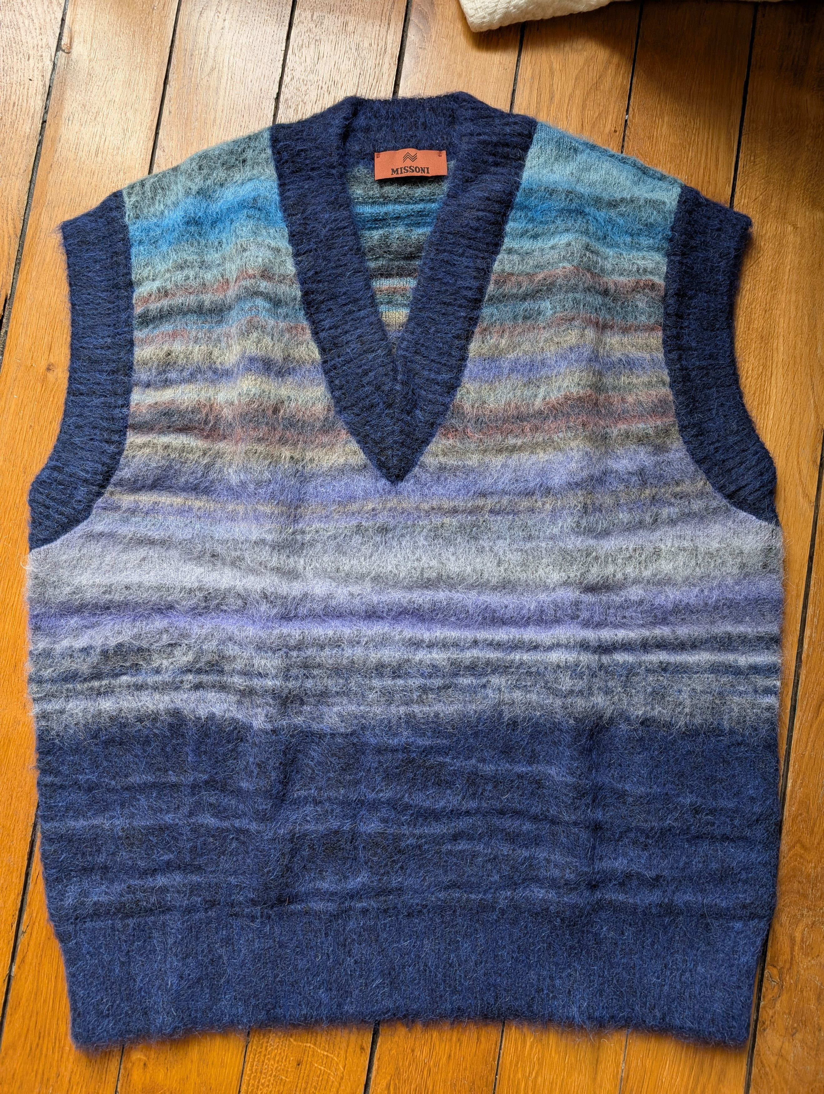 Missoni Missoni Wool Mohair Alpaca Vest Size US L / EU 52-54 / 3 - 1 Thumbnail