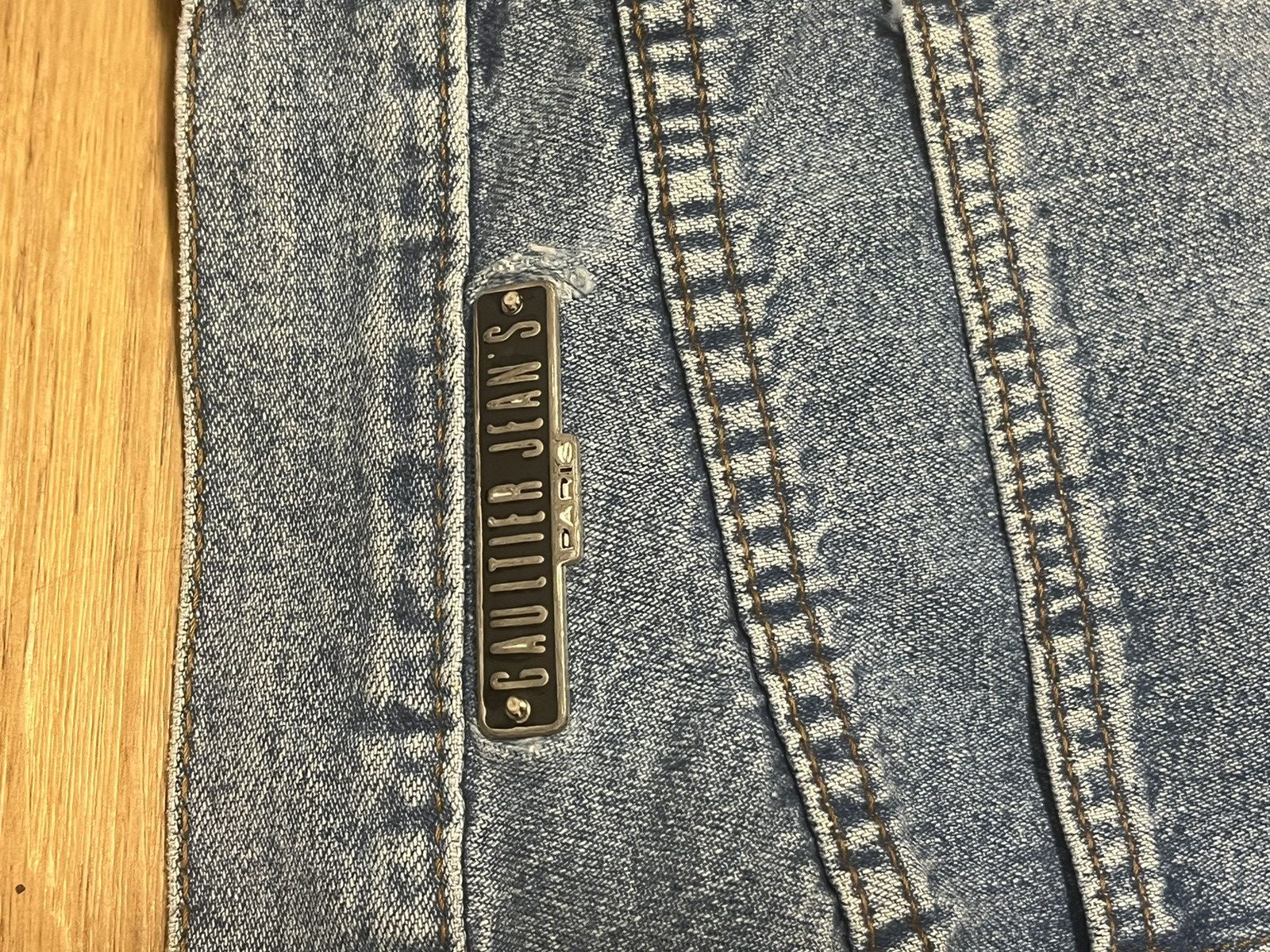 Jean Paul Gaultier Vintage❗Gaultier Jean's Denim Pants 🔥 Size US 34 / EU 50 - 9 Thumbnail