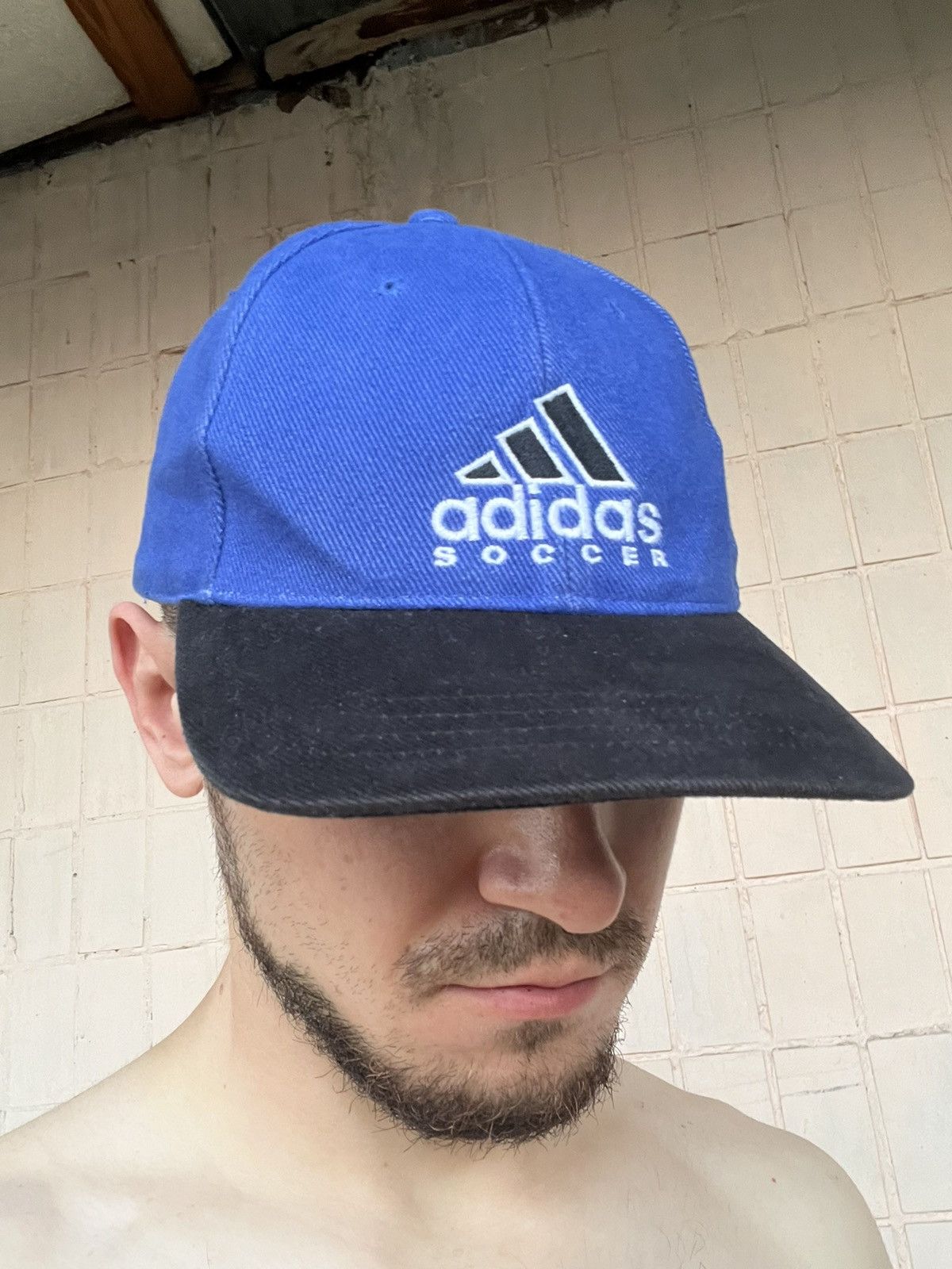 Adidas Vintage Hat Adidas Soccer Y2K Football Cap Size ONE SIZE - 20 Thumbnail