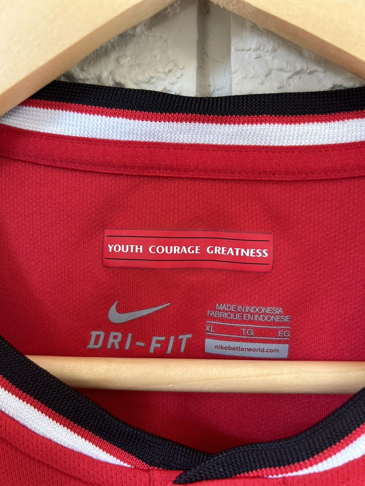 Nike × Vintage Nike Manchester United 2014 Soccer Jersey Size US S / EU 44-46 / 1 - 11 Thumbnail