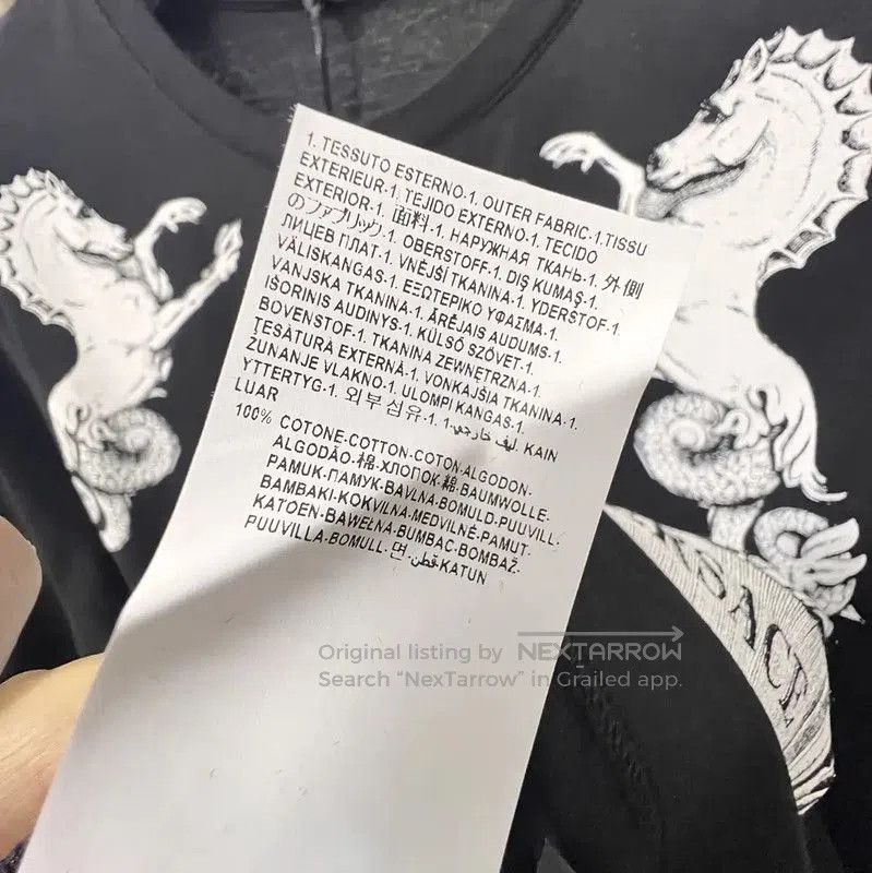 Versace Versace Black Graphic Cotton T-shirt for Men . Size US M / EU 48-50 / 2 - 7 Thumbnail