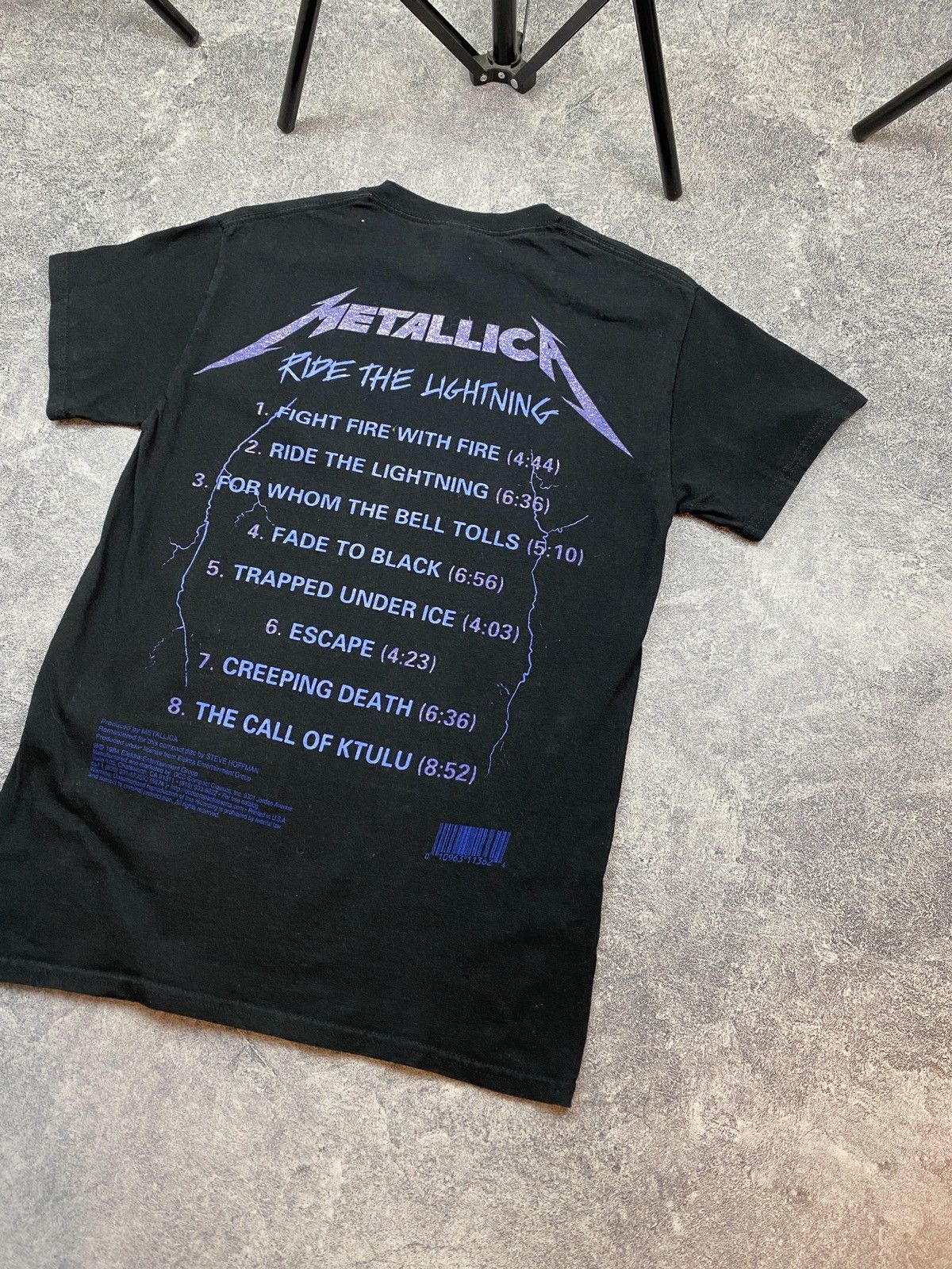 Metallica × Vintage Metallica Ride The Lightning vintage t-shirts size S Size US S / EU 44-46 / 1 - 8 Thumbnail