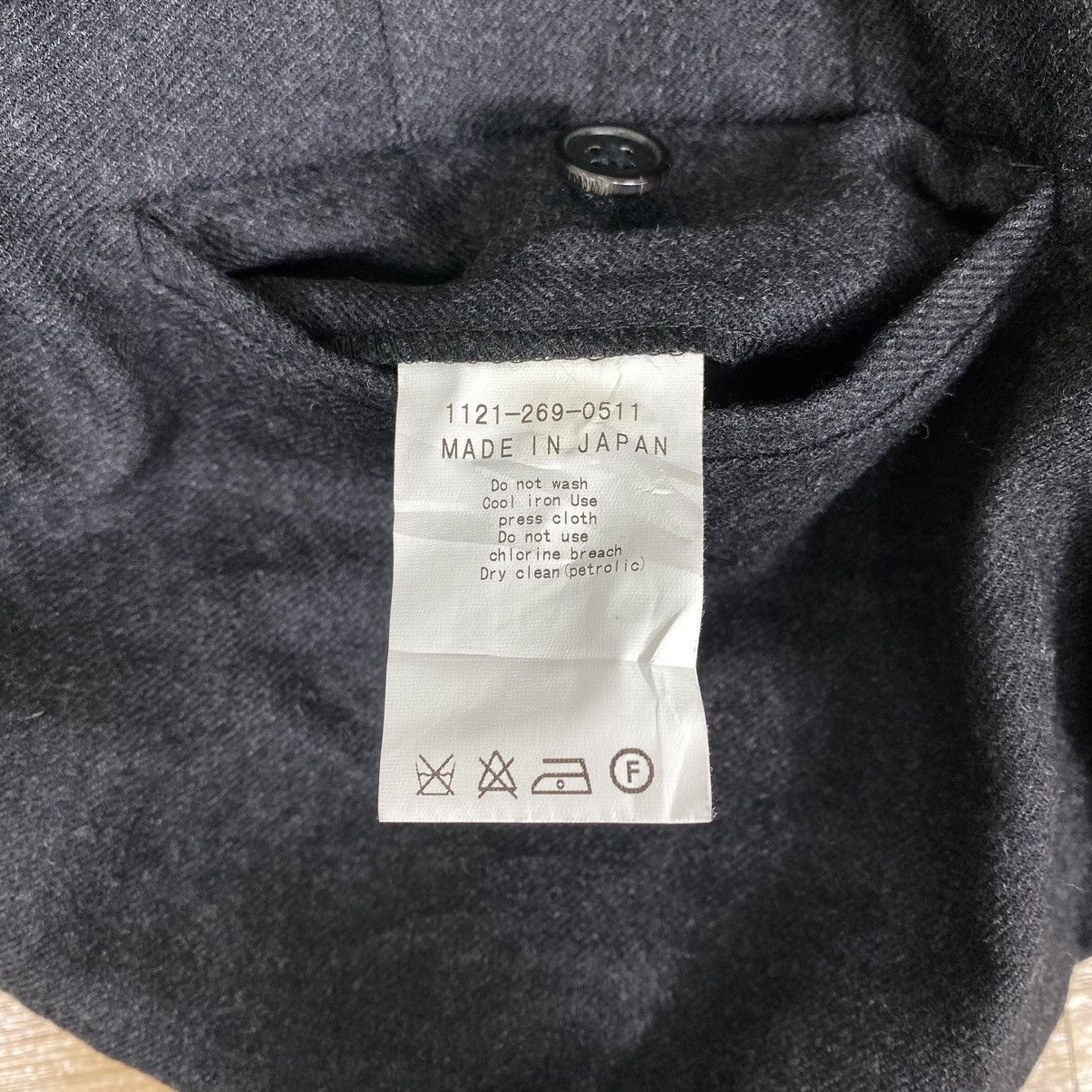 Japanese Brand × United Arrows UNITED ARROW Japanese Brand Wool Trousers Casual Pant Size US 28 / EU 44 - 6 Thumbnail