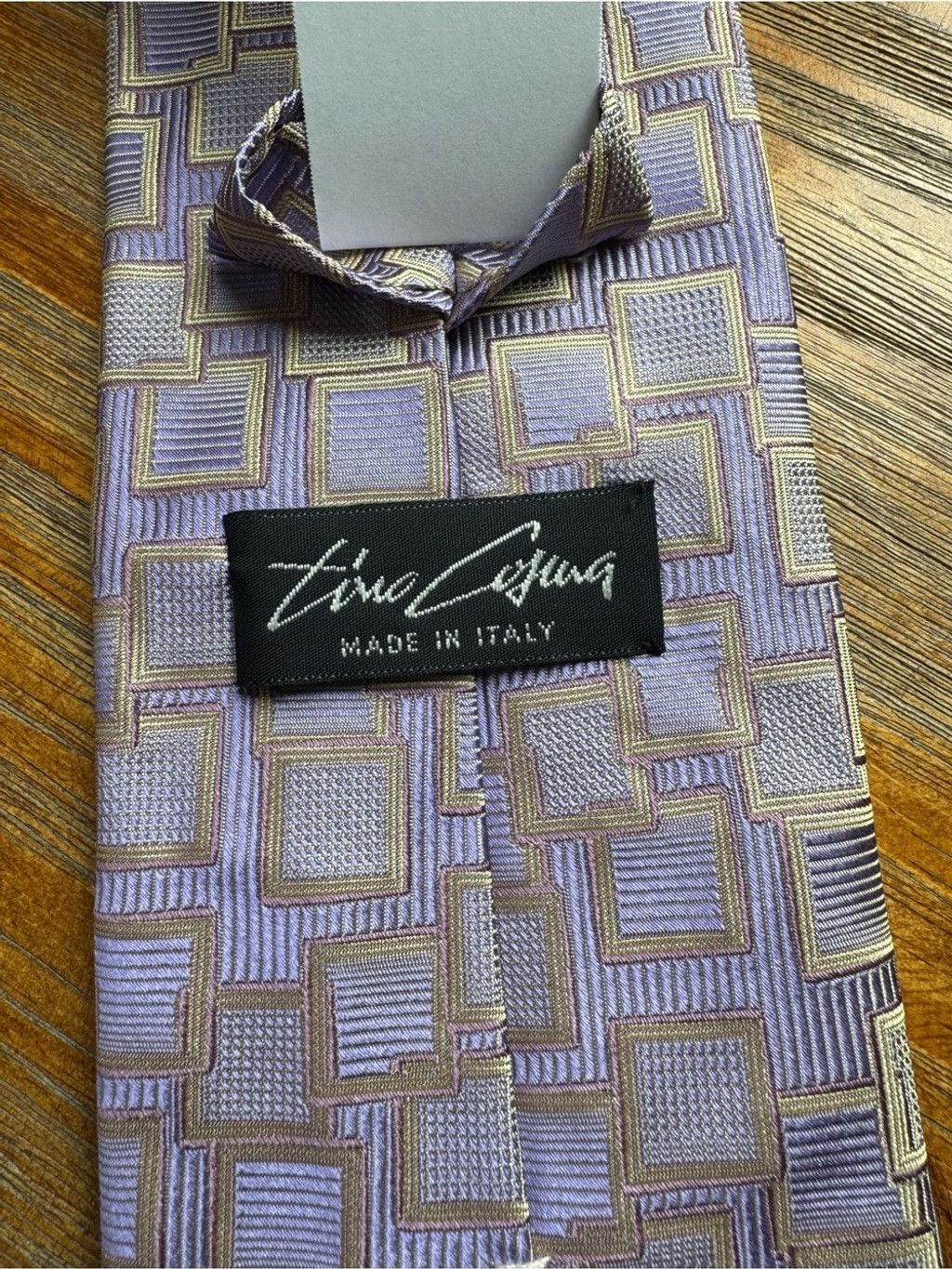 Vintage Vintage Tino Cosma Made in Italy Lavender and Silver Geometr Size ONE SIZE - 6 Thumbnail