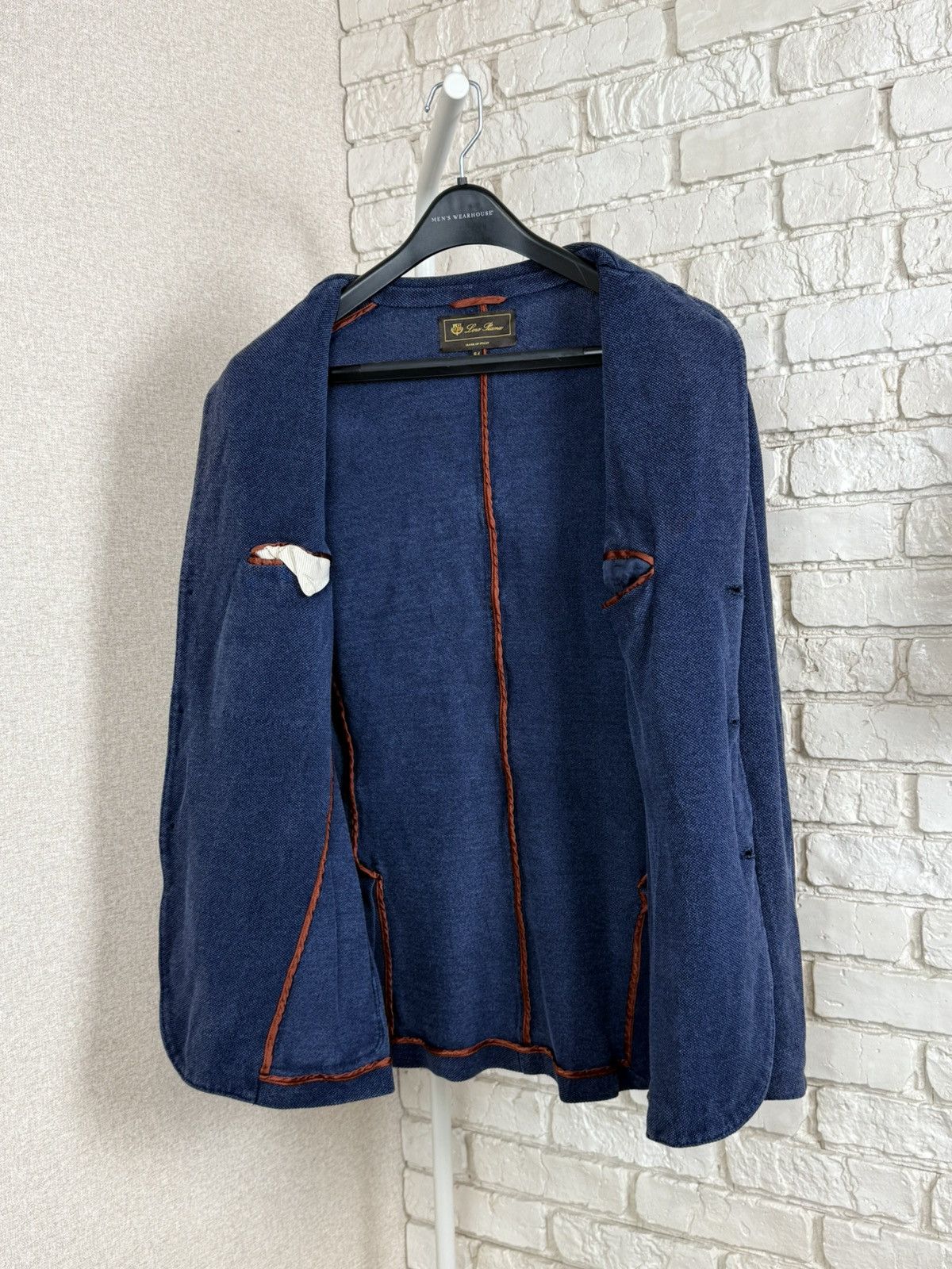 Loro Piana Loro Piana Blue Silk Light Blazer Jacket Size US L / EU 52-54 / 3 - 14 Thumbnail