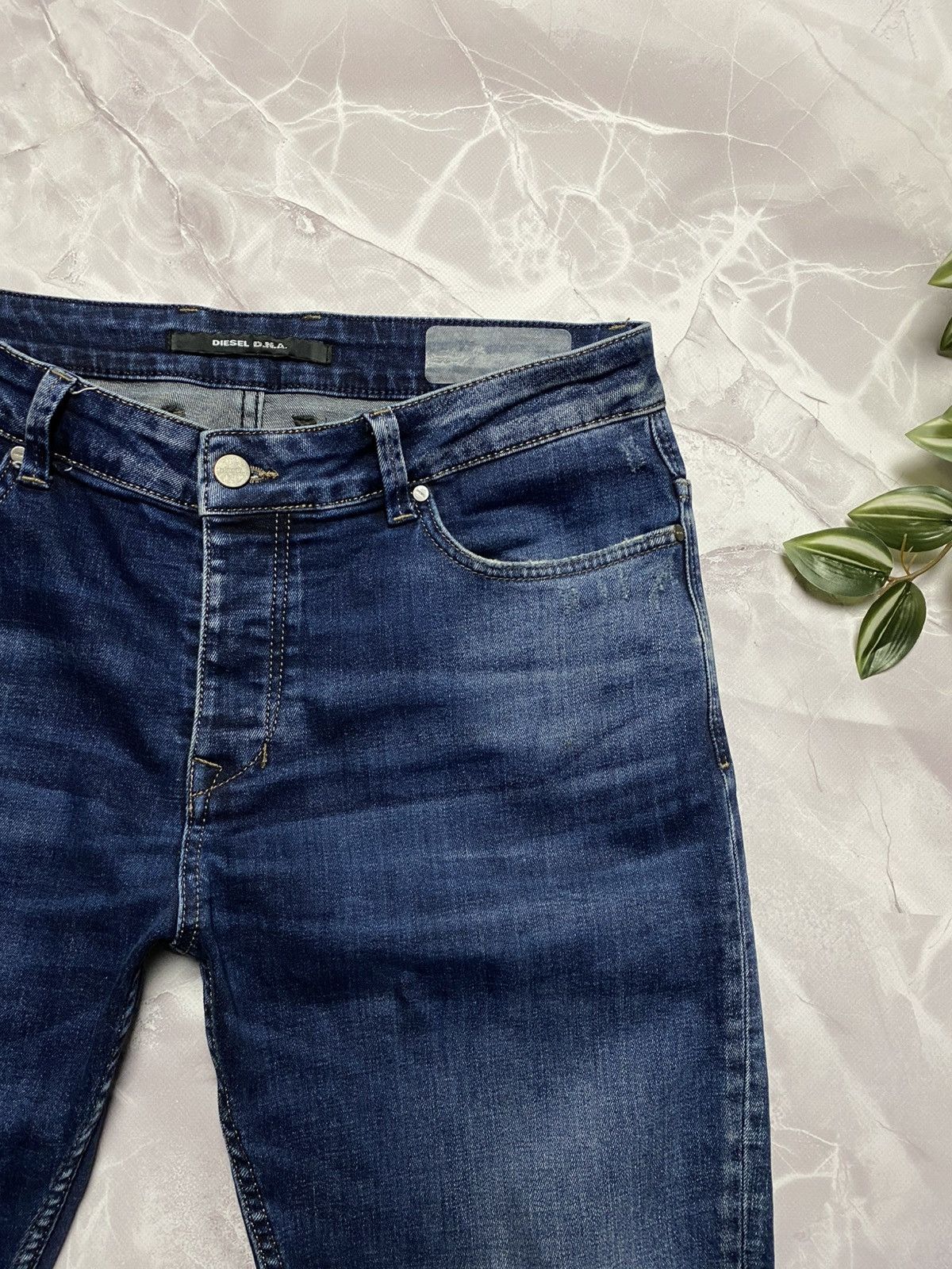 Diesel Diesel Jeans Washed Denim Distressed Stretch Mens Size 36 Size US 36 / EU 52 - 2 Thumbnail