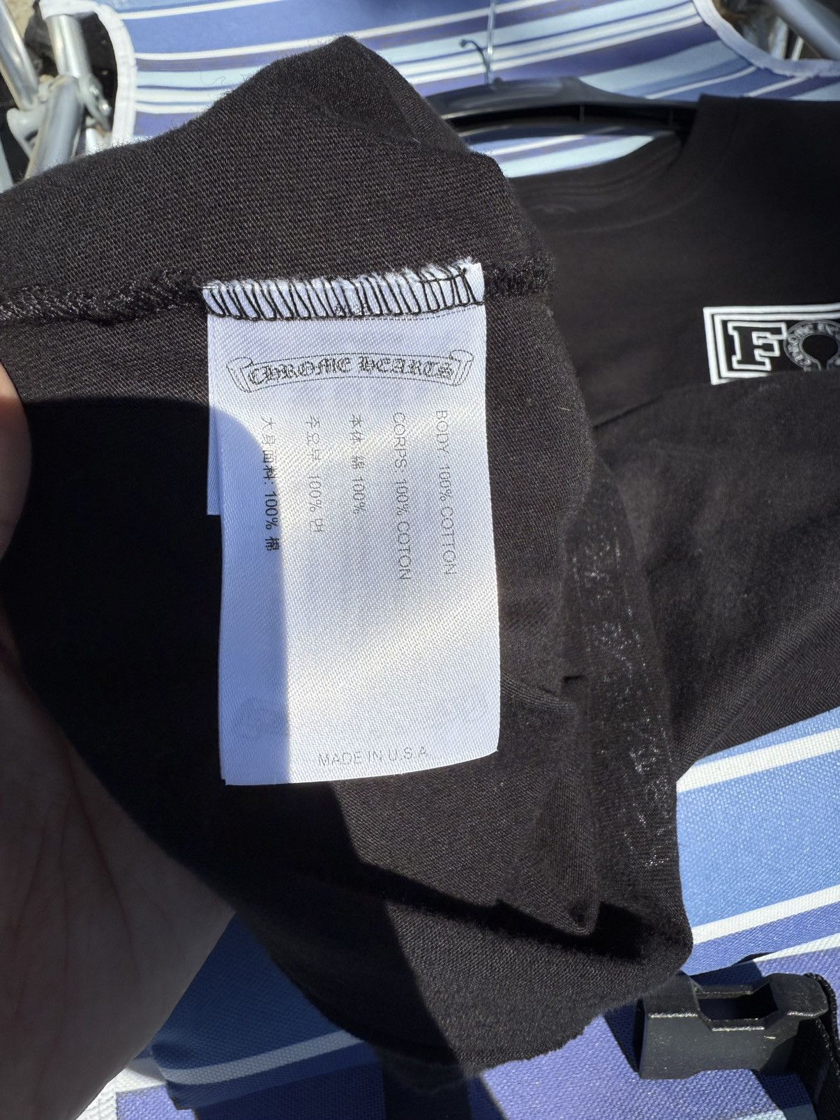 Chrome Hearts Chrome Hearts Black Foti T-Shirt Size US S / EU 44-46 / 1 - 3 Thumbnail