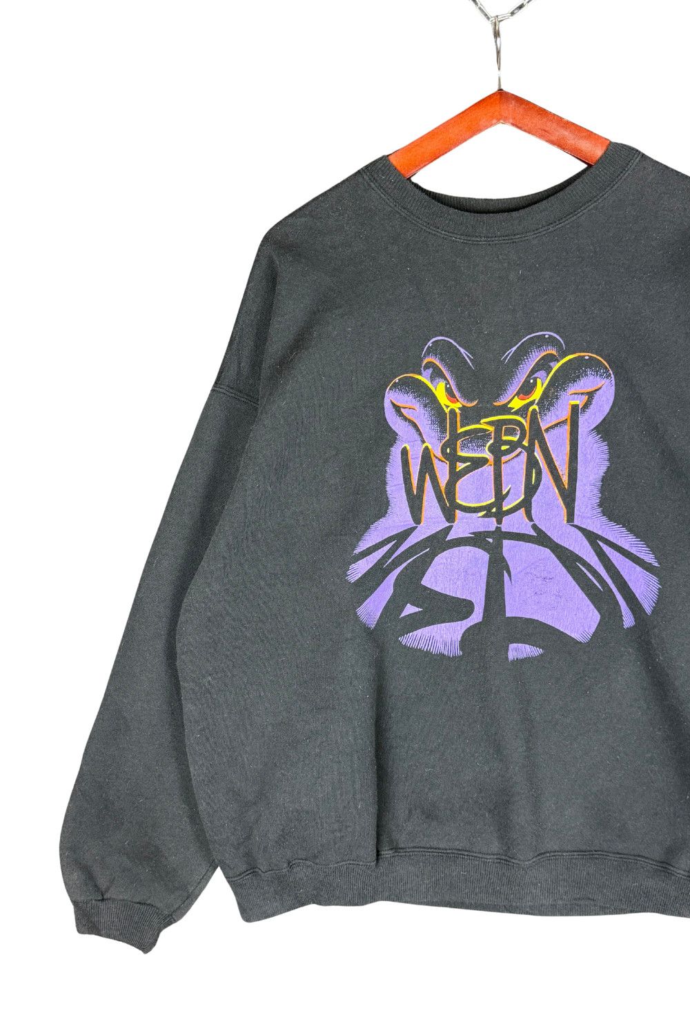 Hanes 90s WEBN Frog Sweatshirt – Hanes Heavyweight XL Size US XL / EU 56 / 4 - 4 Thumbnail