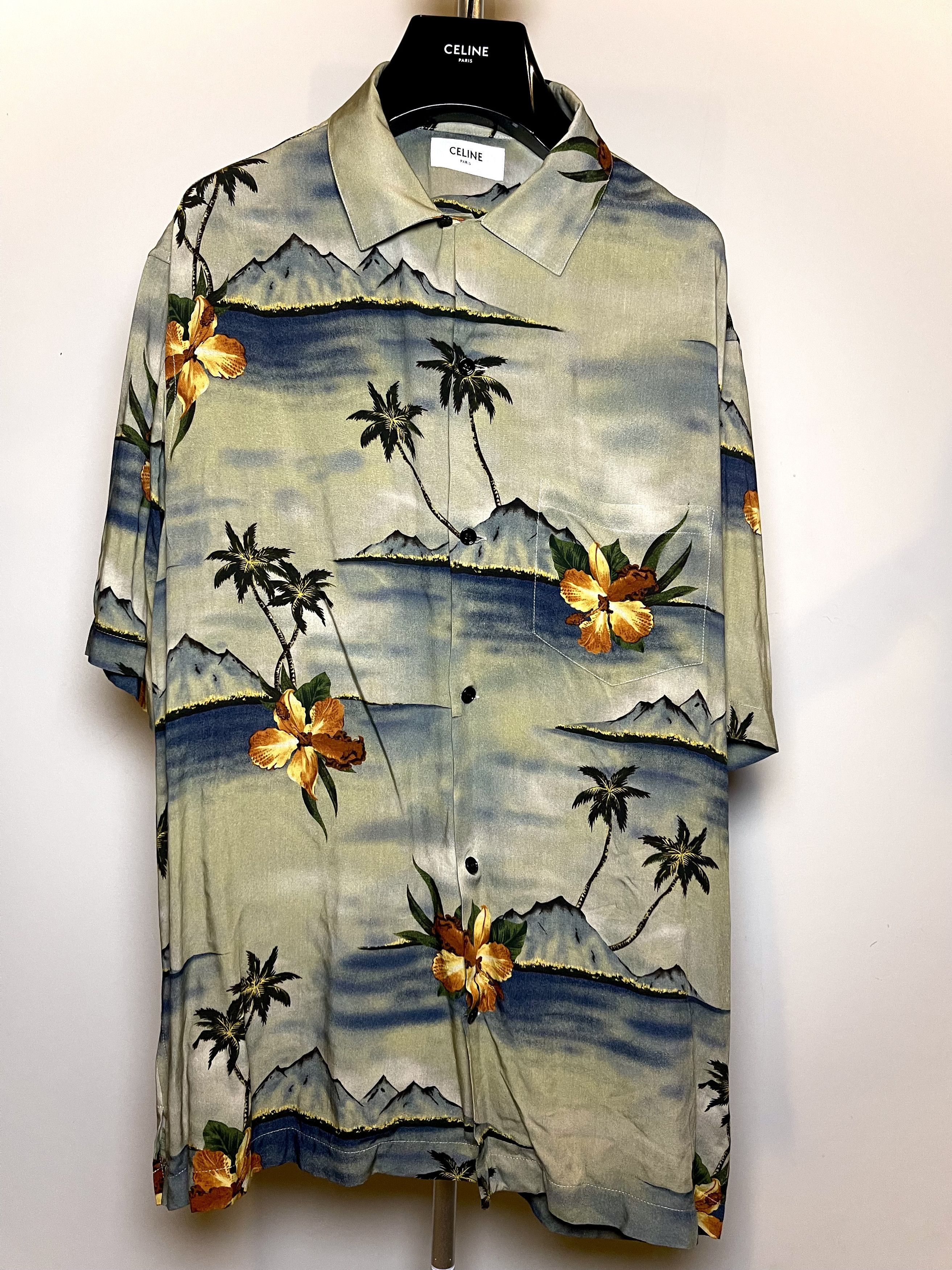 LOOSE HAWAIIAN SHIRT IN PRINTED VISCOSE SPRING 2023