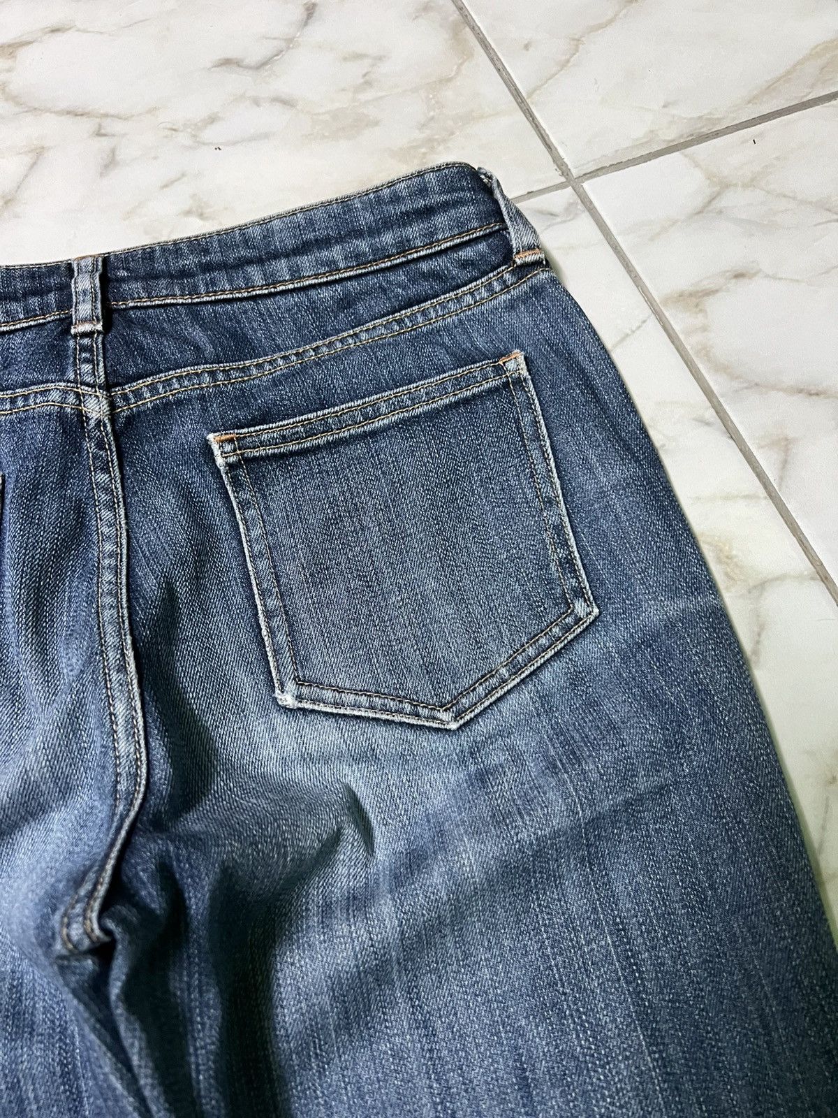 Beauty Beast × If Six Was Nine × Uniqlo 💥Insane 90’s Style Japanese Uniqlo Washed Flare Jean Size US 28 / EU 44 - 17 Thumbnail