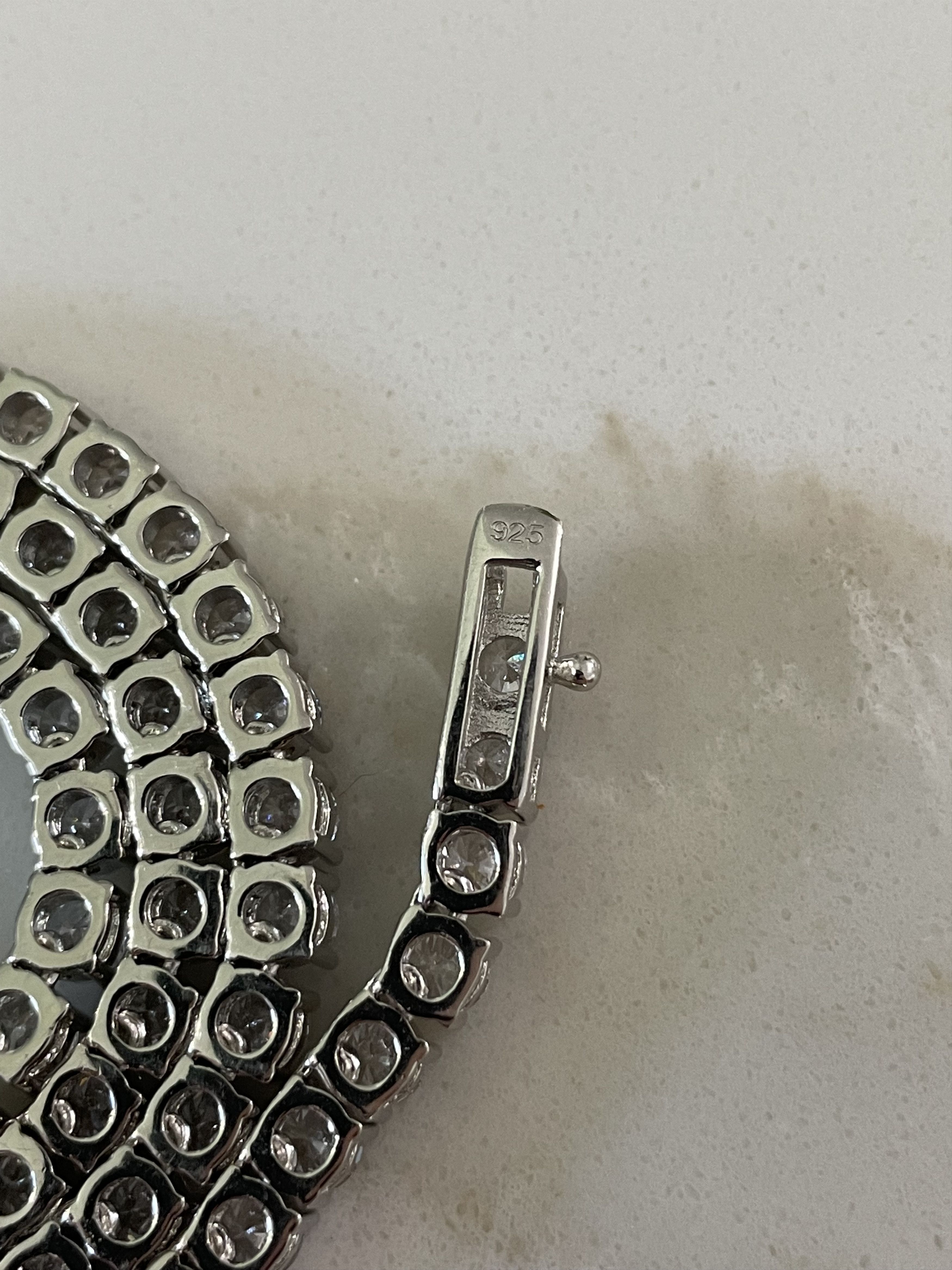 4mm 16 inch 925 Sterling silver Tennis chain VVS Lab CZ