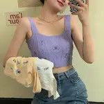 Japanese Brand × Vintage Women Flower Embroidery Knitted Crop Size ONE SIZE - 2 Thumbnail