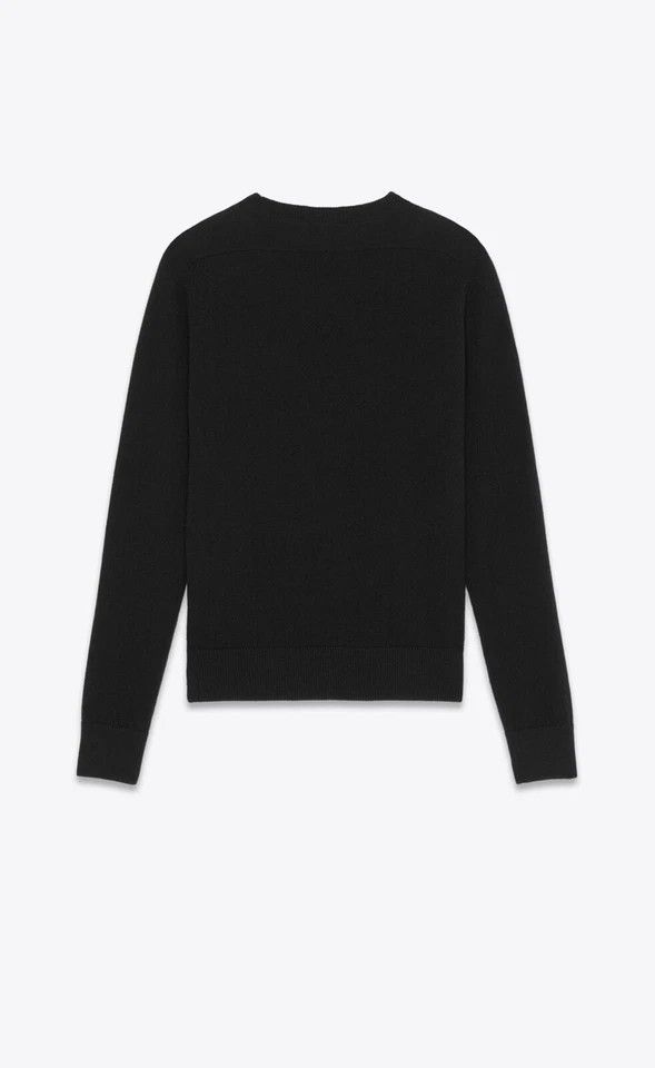 Saint Laurent Paris o1bcso1str1225 Sweater in Black Size US XS / EU 42 / 0 - 2 Thumbnail