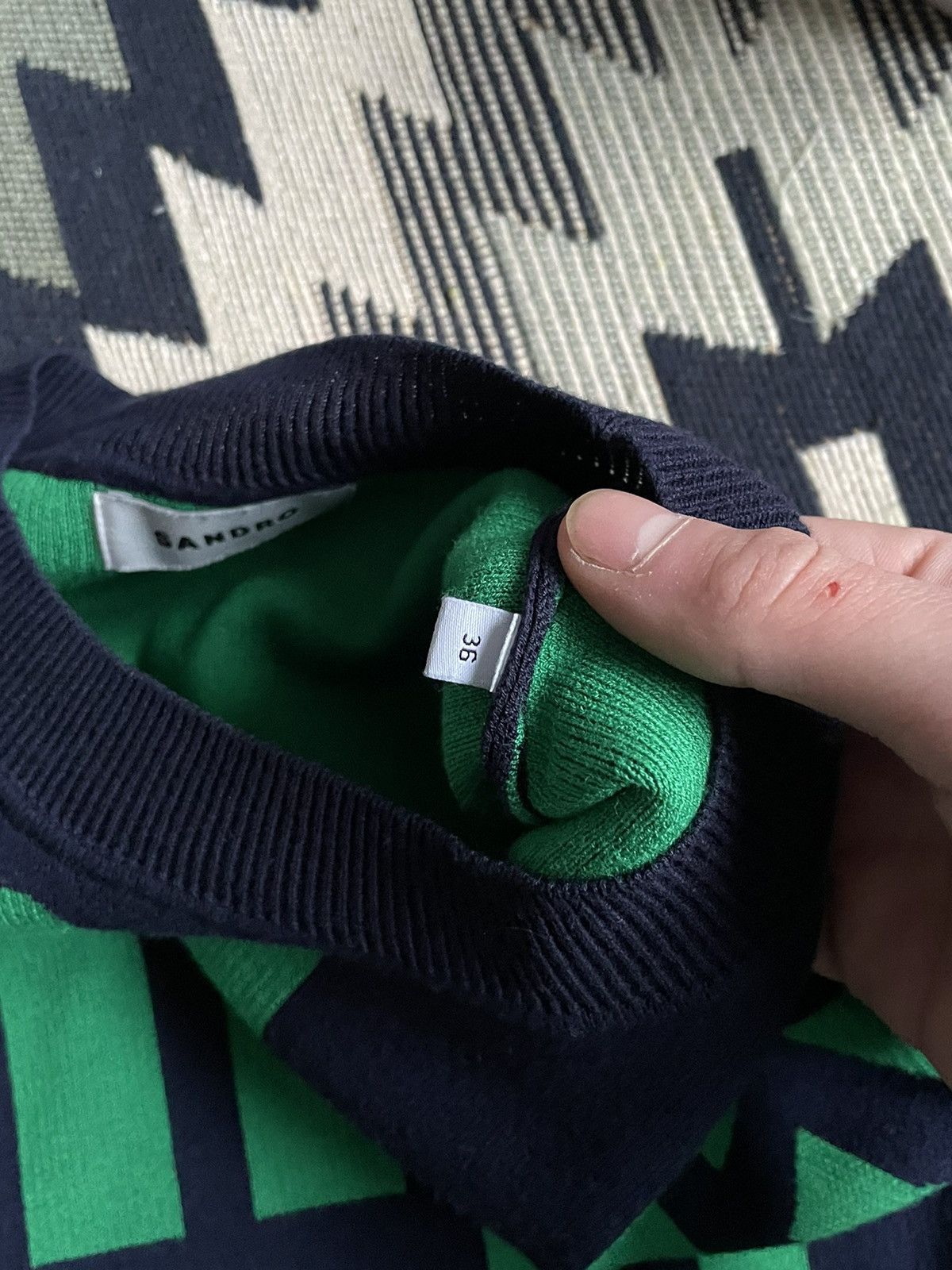 Sandro Sandro Smile Logo Sweater Size S / US 4 / IT 40 - 7 Thumbnail