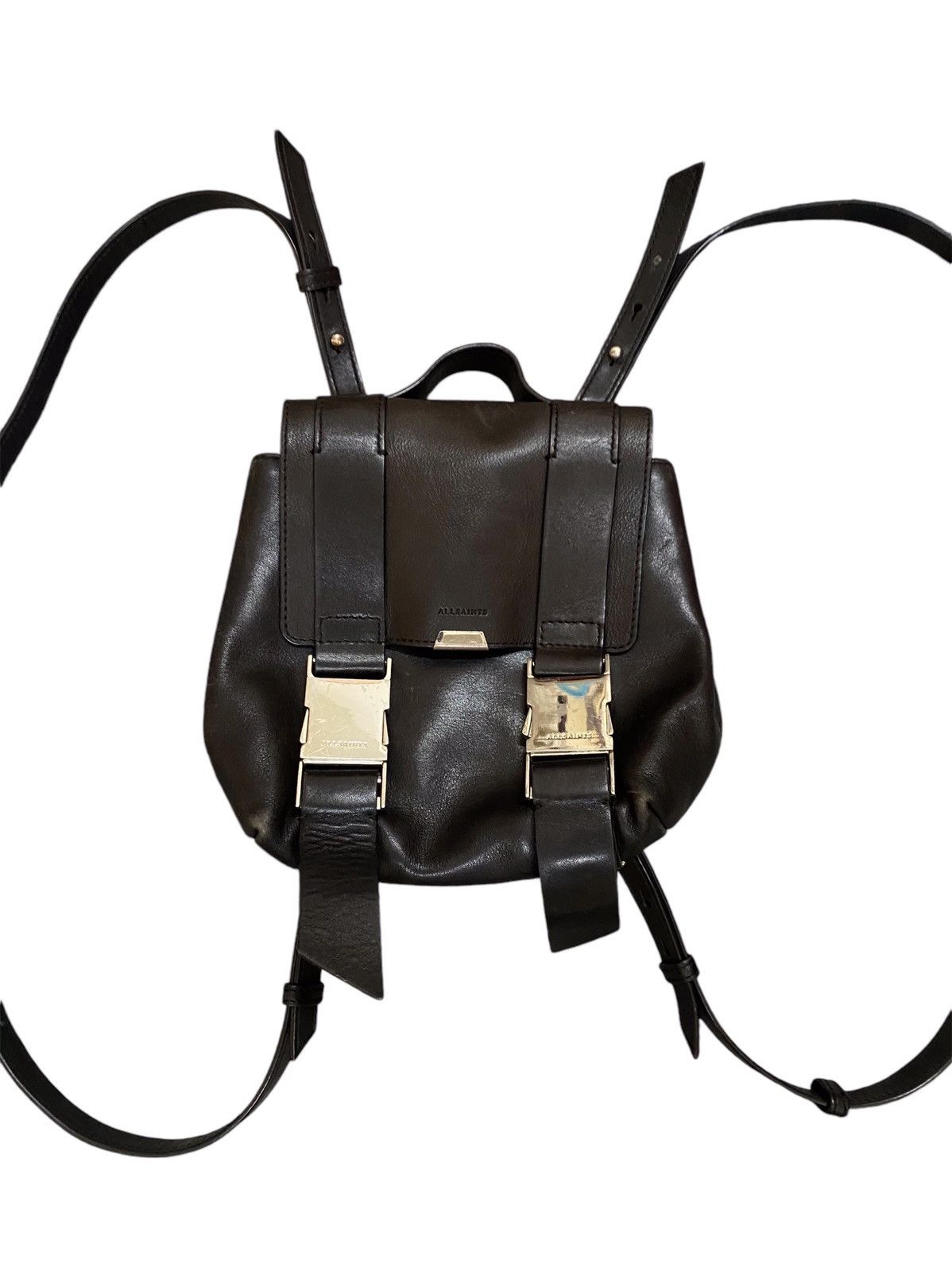Allsaints AllSaints mini backpack leather Size ONE SIZE - 1 Thumbnail