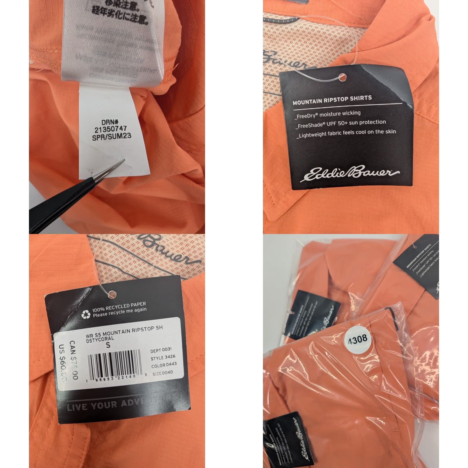 Eddie Bauer VINTAGE false Size S / US 4 / IT 40 - 9 Thumbnail